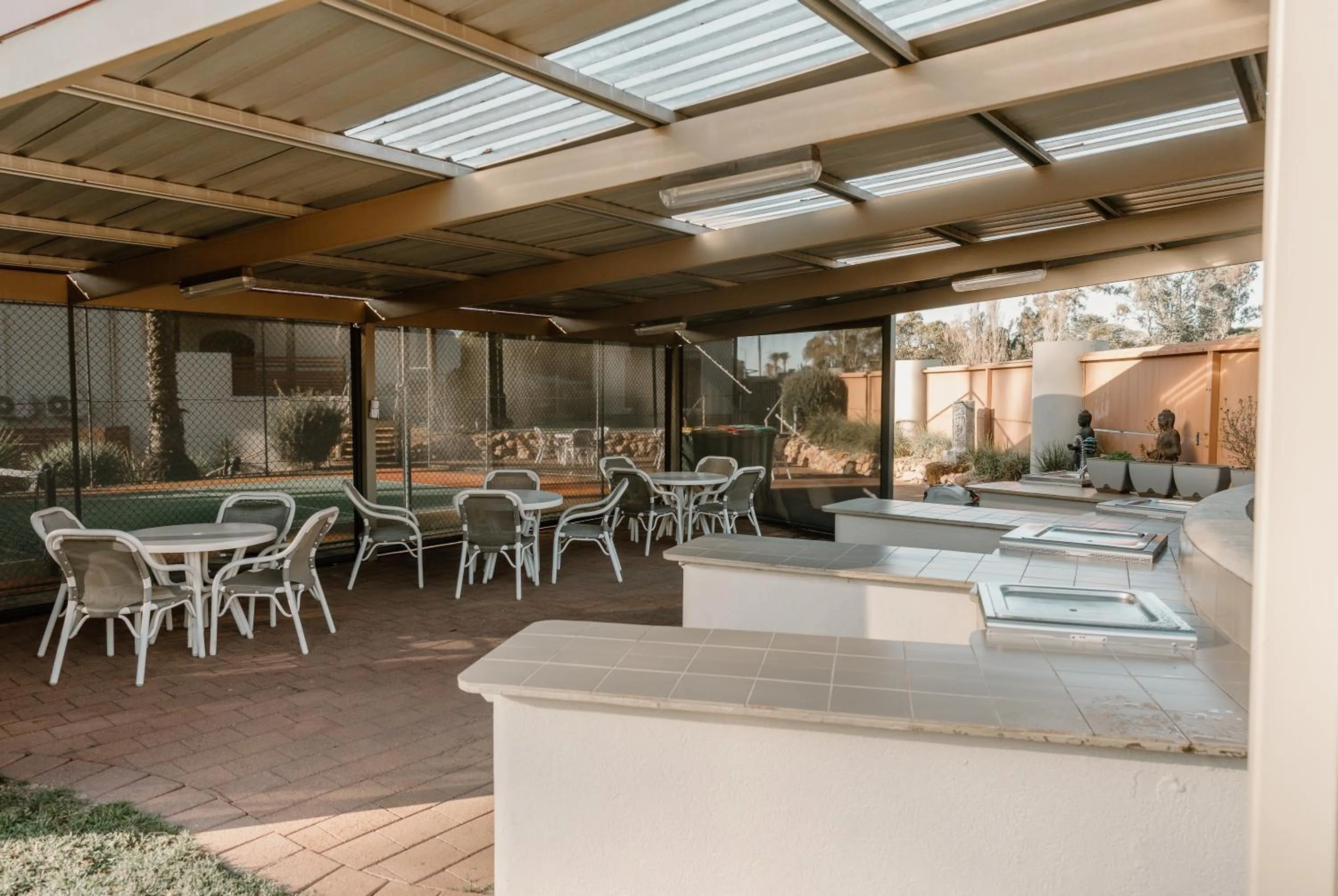 BBQ facilities in Lake Mulwala Boatel