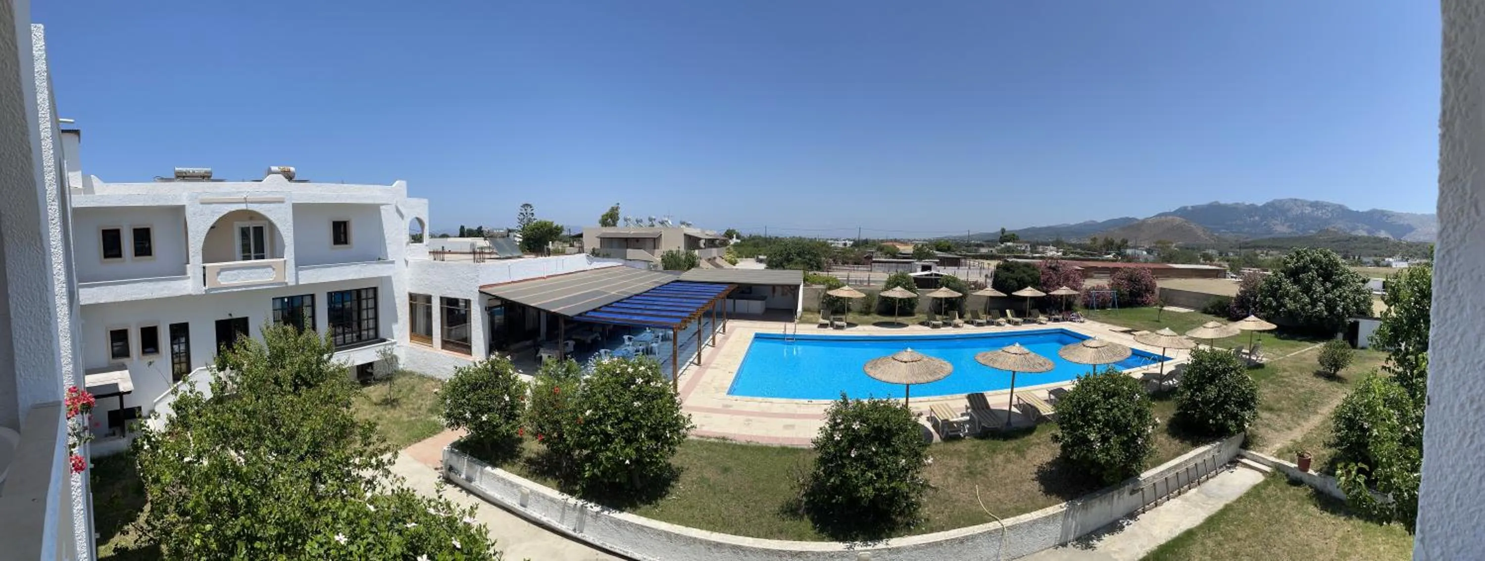 Pool view in Hotel Hermes