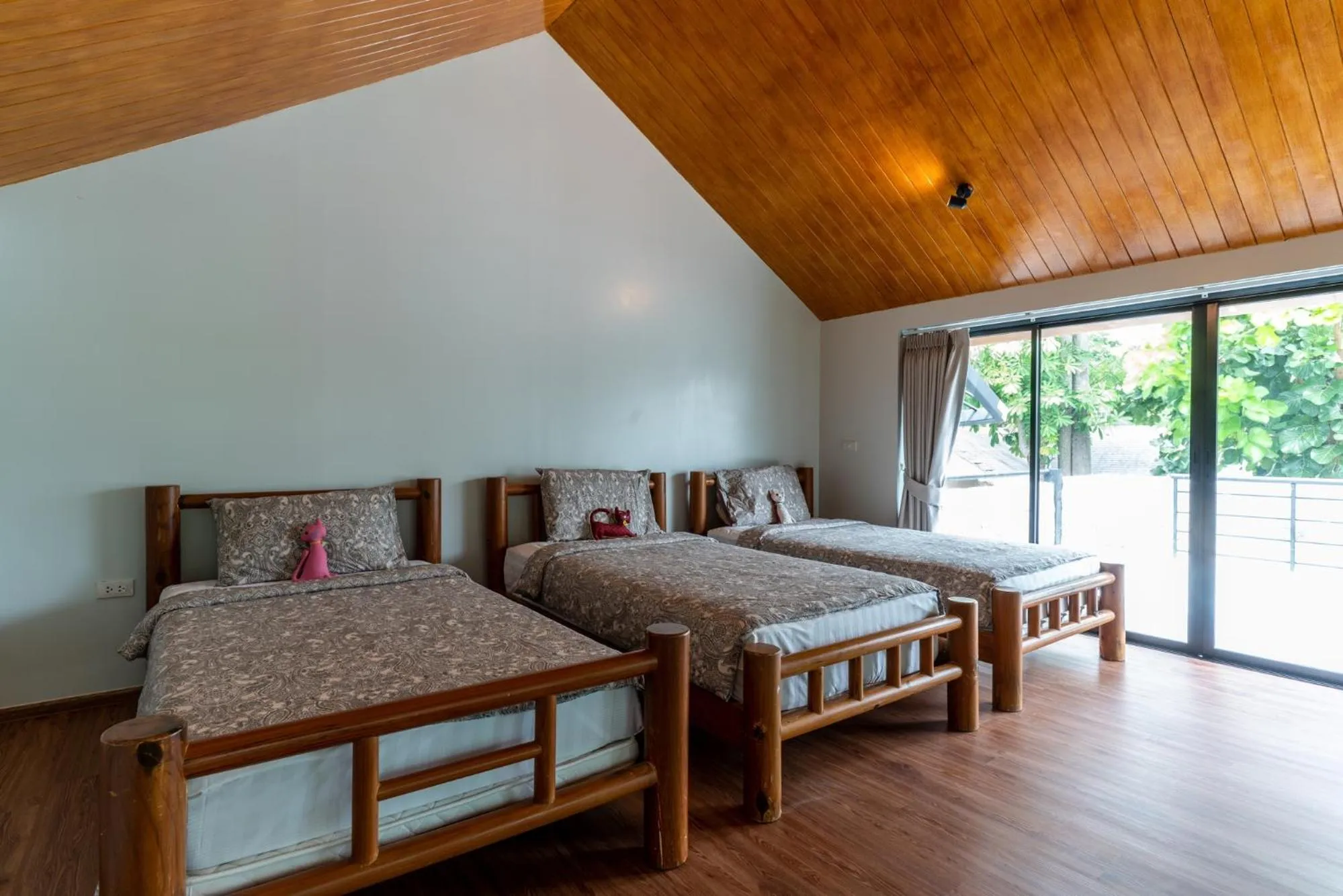 Bed in Villa Pitak Private Pool Villa Khaoyai