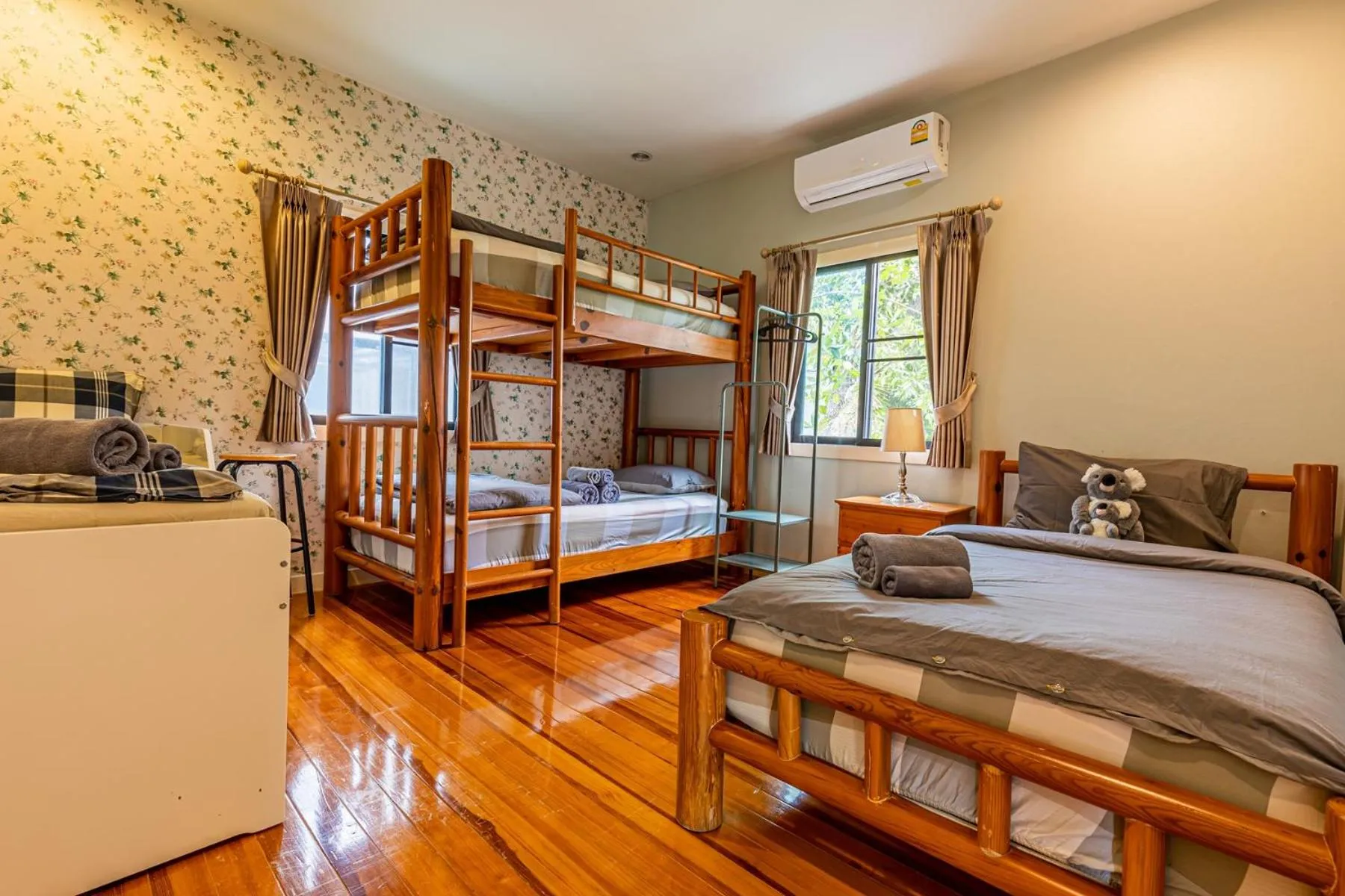 Bed in Villa Pitak Private Pool Villa Khaoyai