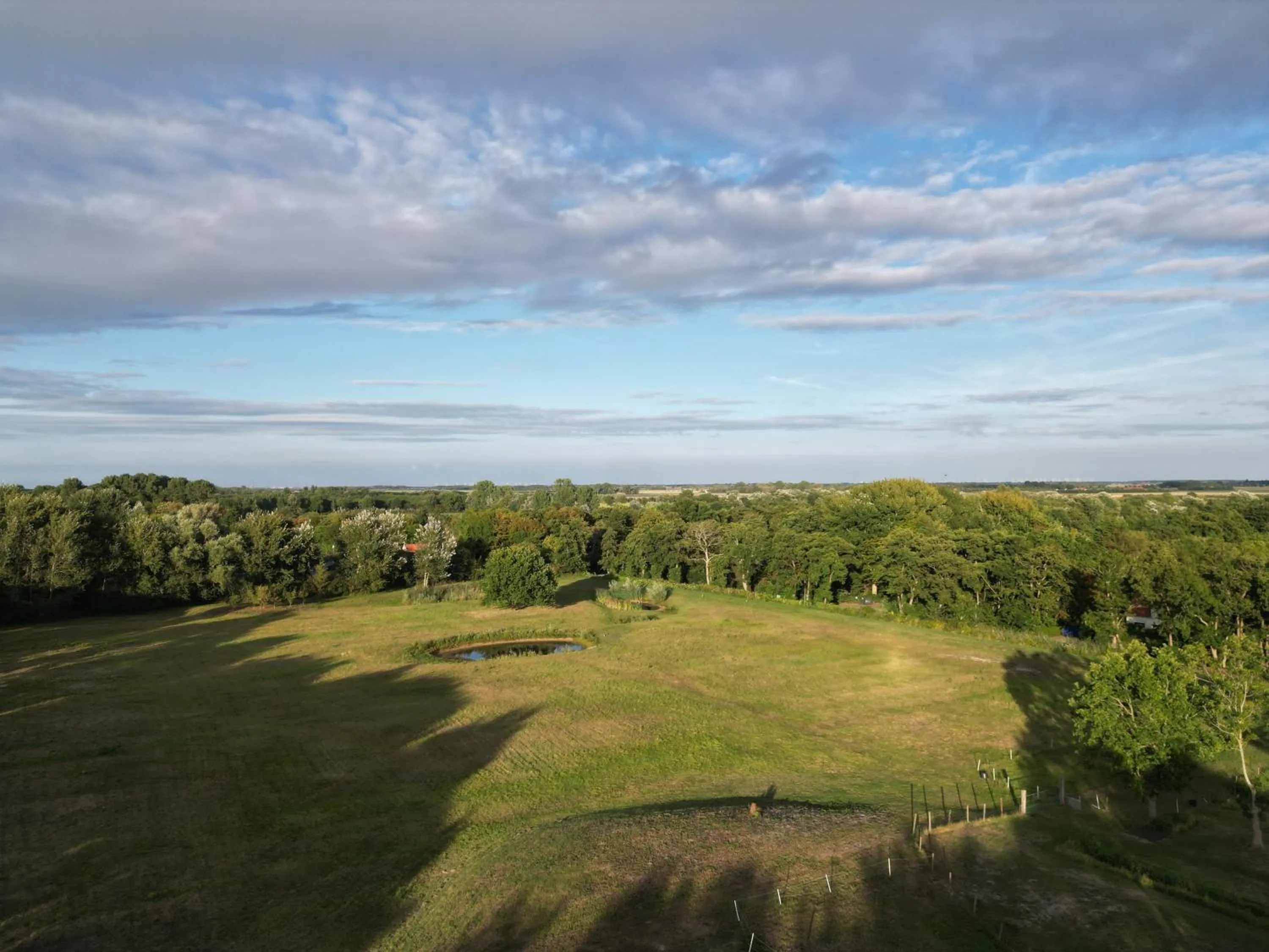 Garden view in Little Creek - Lodges in het natuurgebied