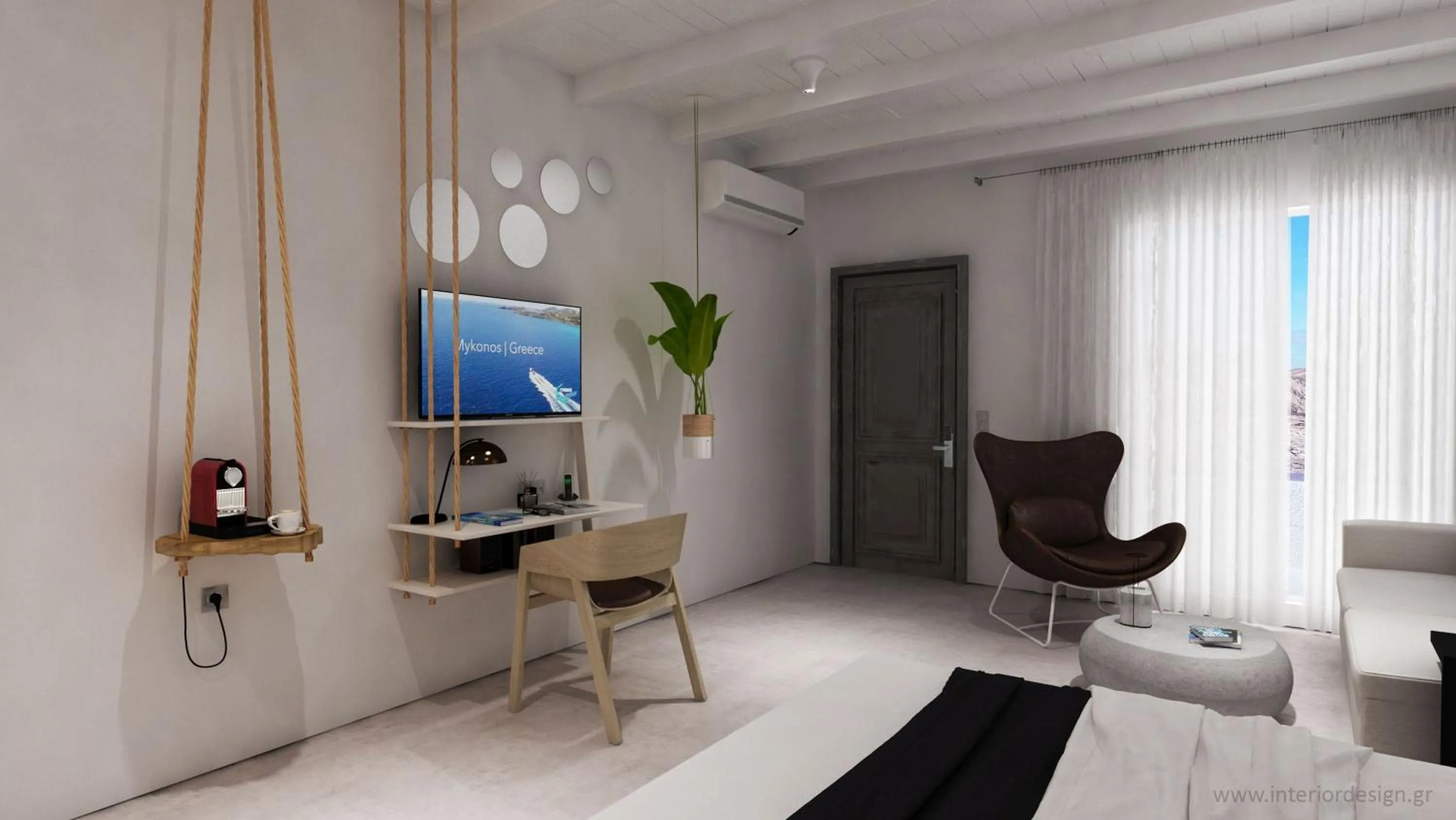 TV and multimedia in Absolute Mykonos Suites & More