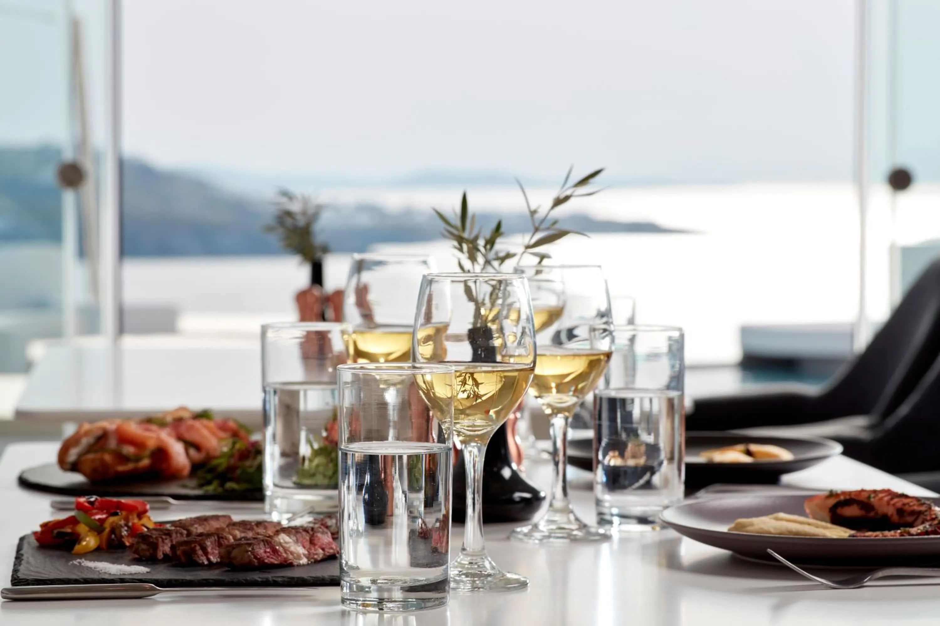 Restaurant/places to eat in Absolute Mykonos Suites & More