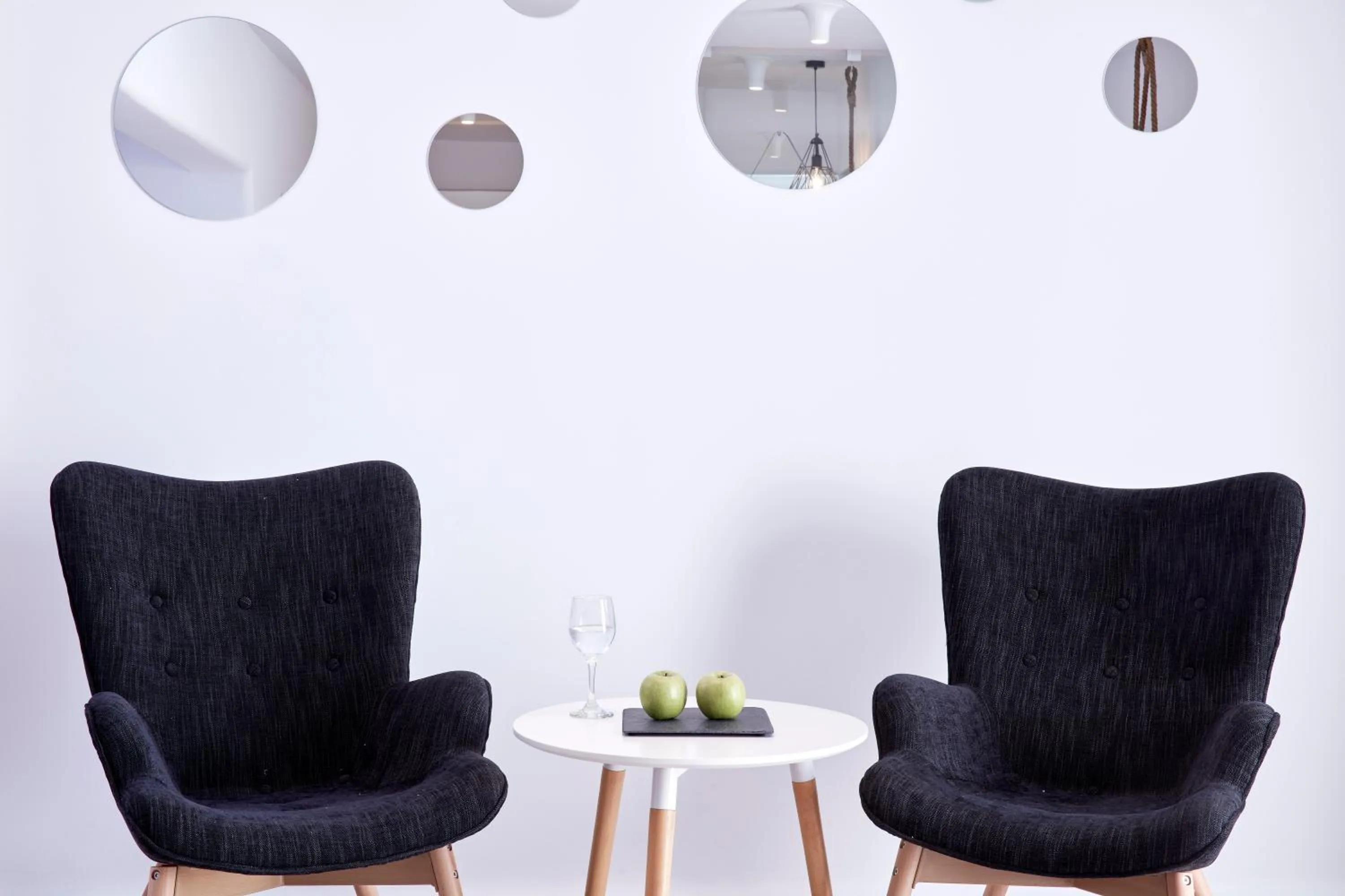 Seating area in Absolute Mykonos Suites & More