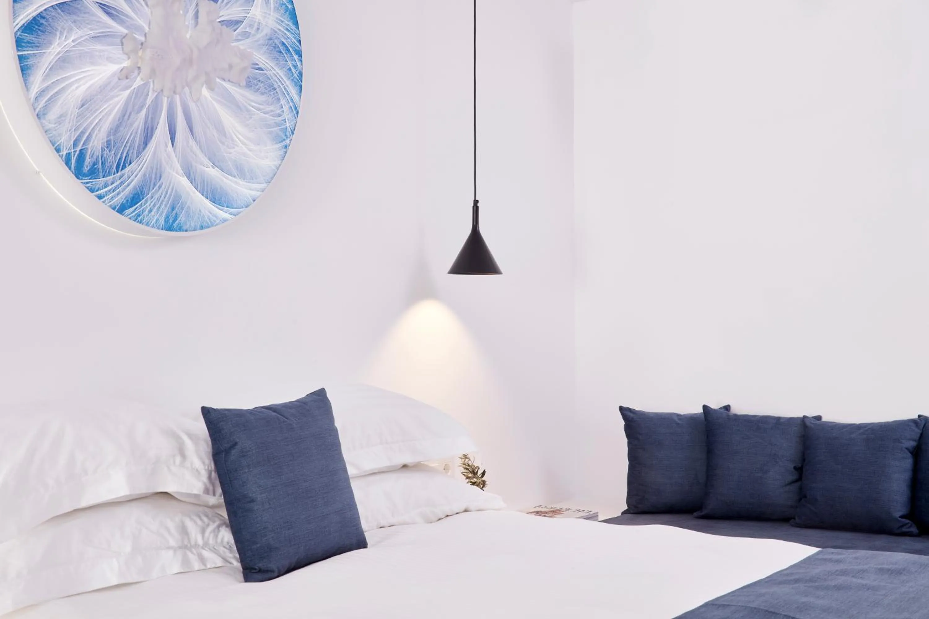 Bedroom, Bed in Absolute Mykonos Suites & More