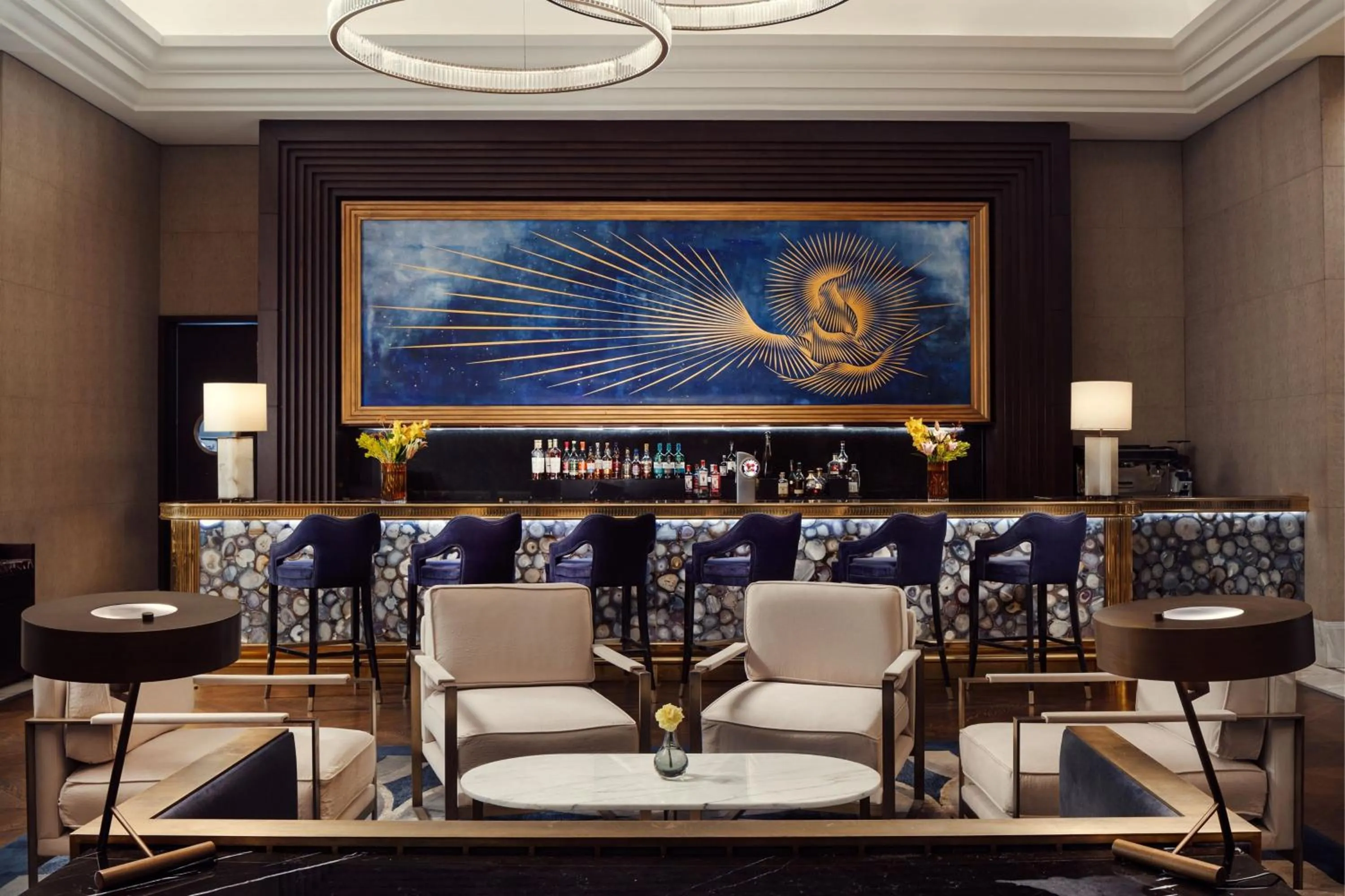 Lounge or bar in The St. Regis Astana