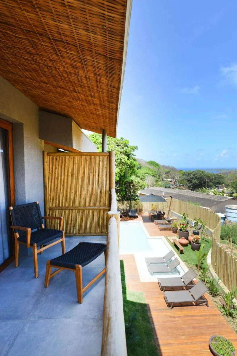 Balcony/Terrace in Pousada Maria Bonita Noronha