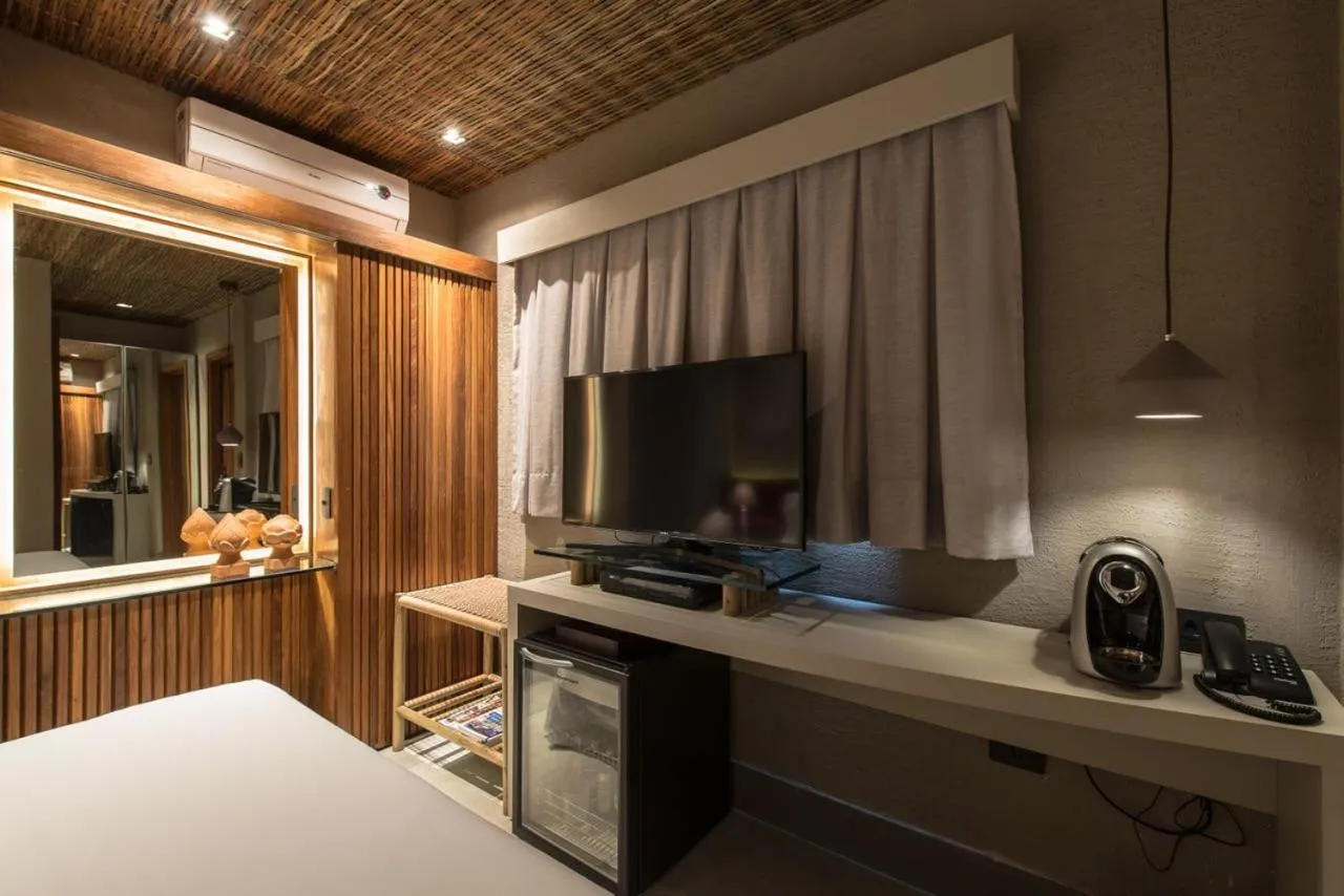 TV and multimedia, Bed in Pousada Maria Bonita Noronha