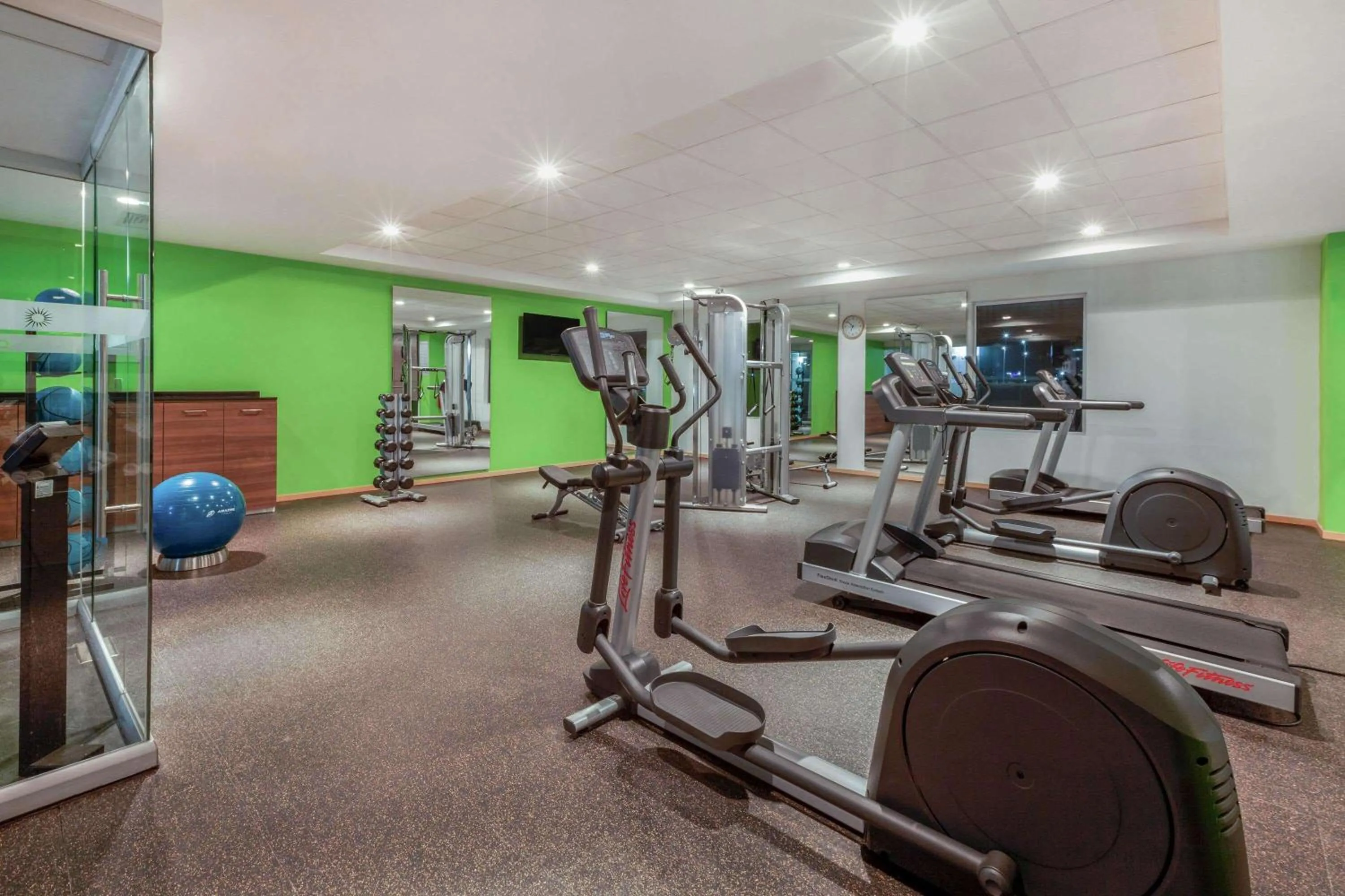 Fitness centre/facilities in La Quinta by Wyndham San Jose Chiapa Puebla