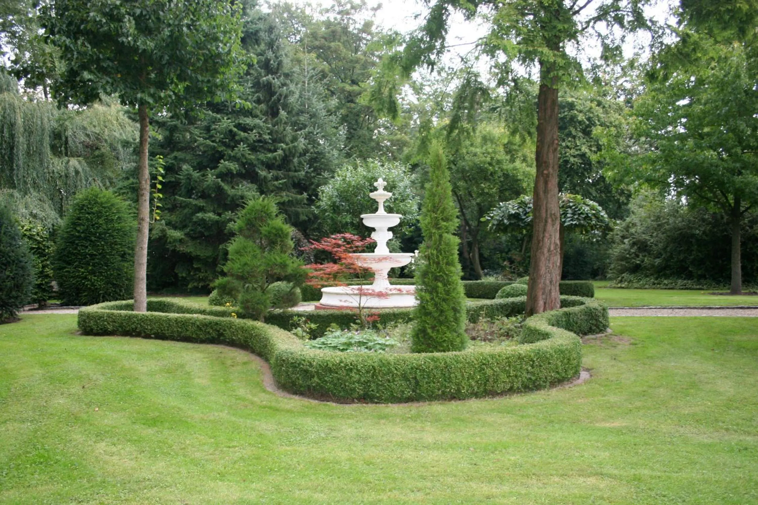 Garden view in Landhaus Gut Halte
