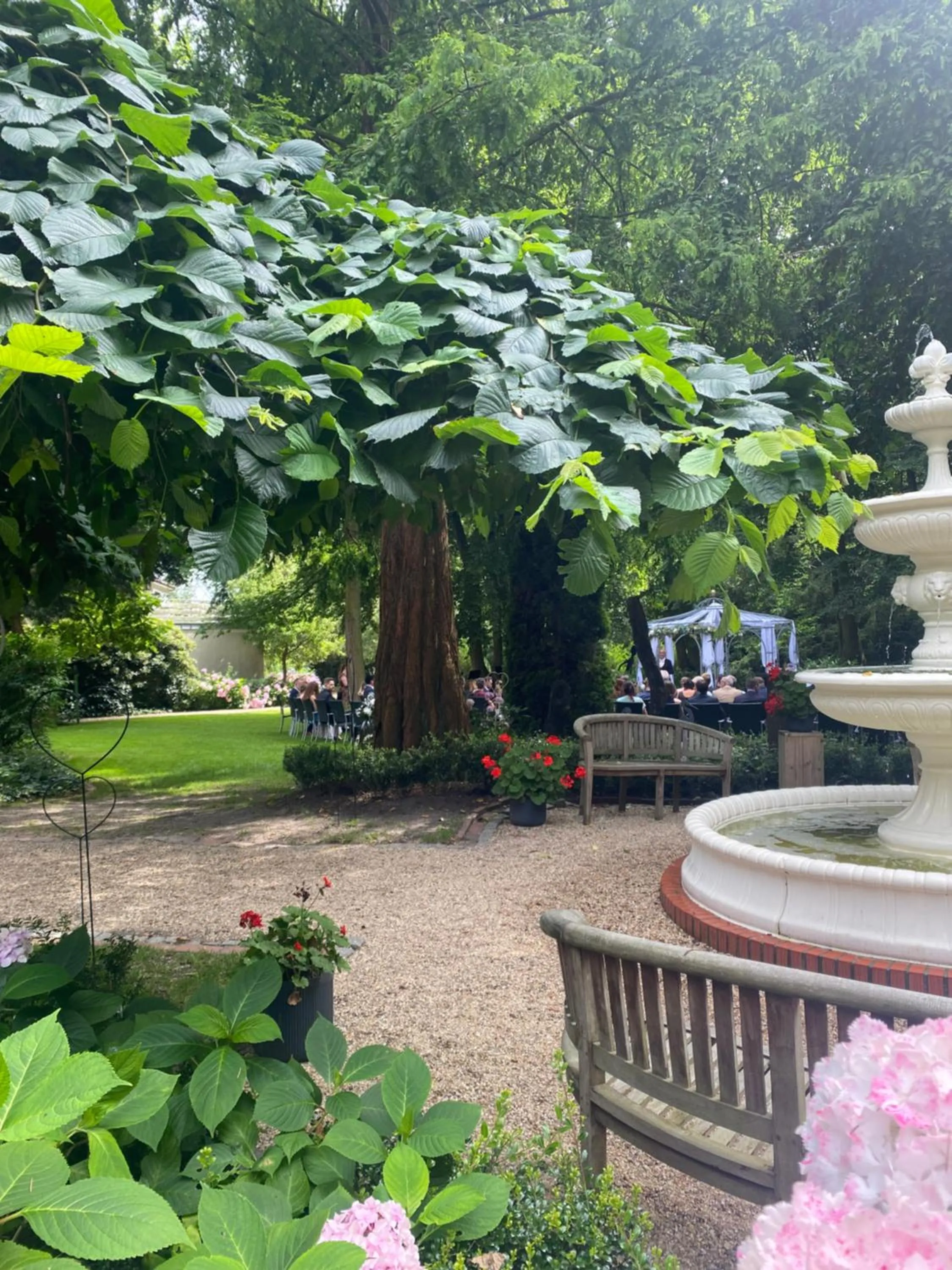 Garden in Landhaus Gut Halte