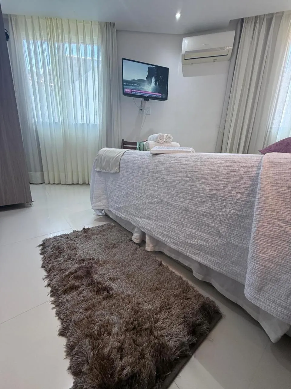 Bed in Vila do Morro Pousada