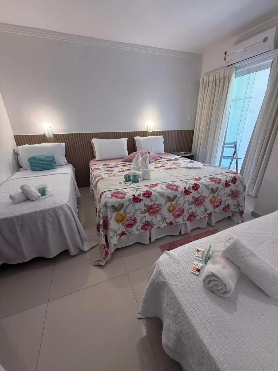 Bed in Vila do Morro Pousada