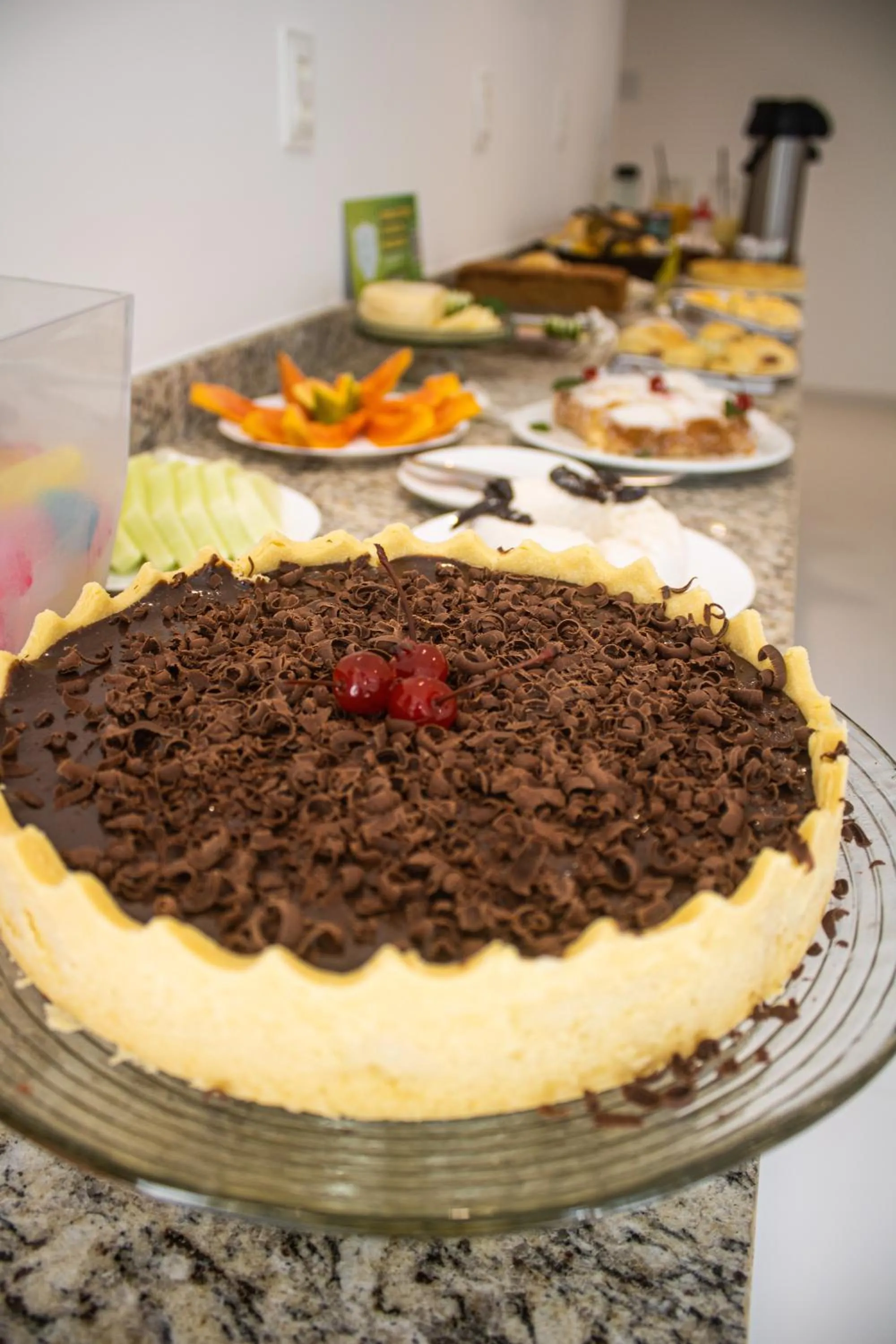 Buffet breakfast in Vila do Morro Pousada