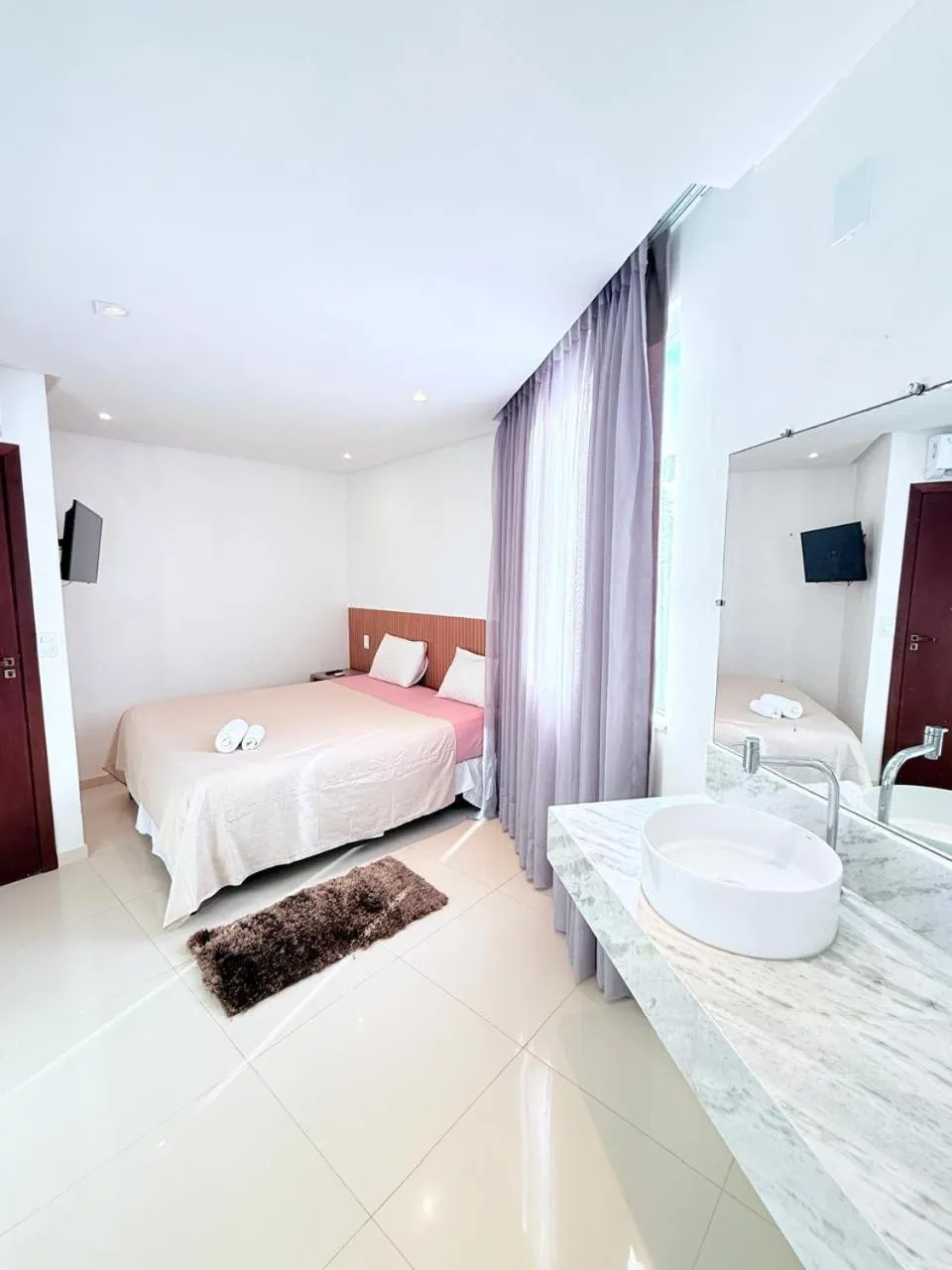 Bedroom, Bed in Vila do Morro Pousada