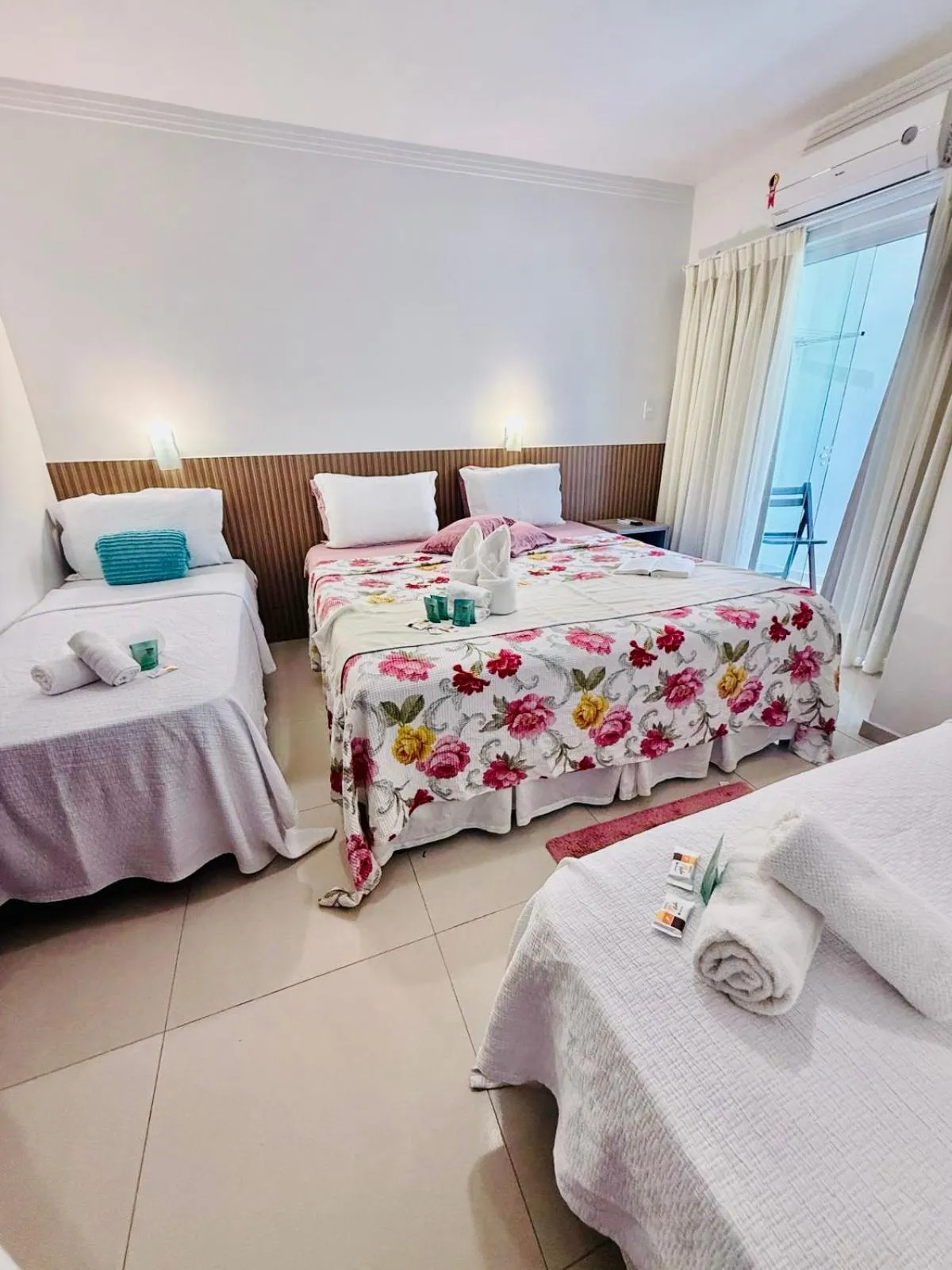 Bed in Vila do Morro Pousada