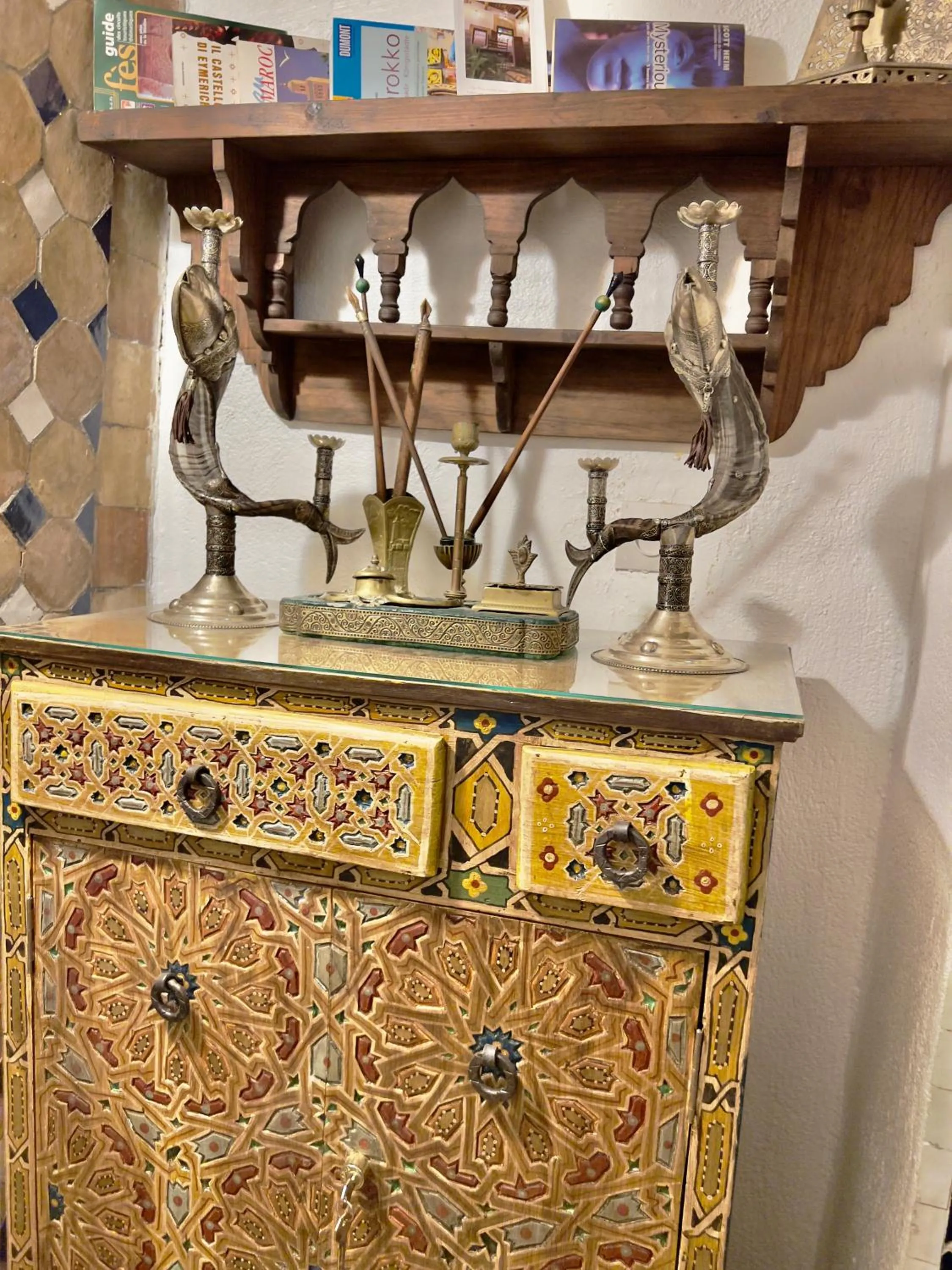 Decorative detail in Dar Bhija