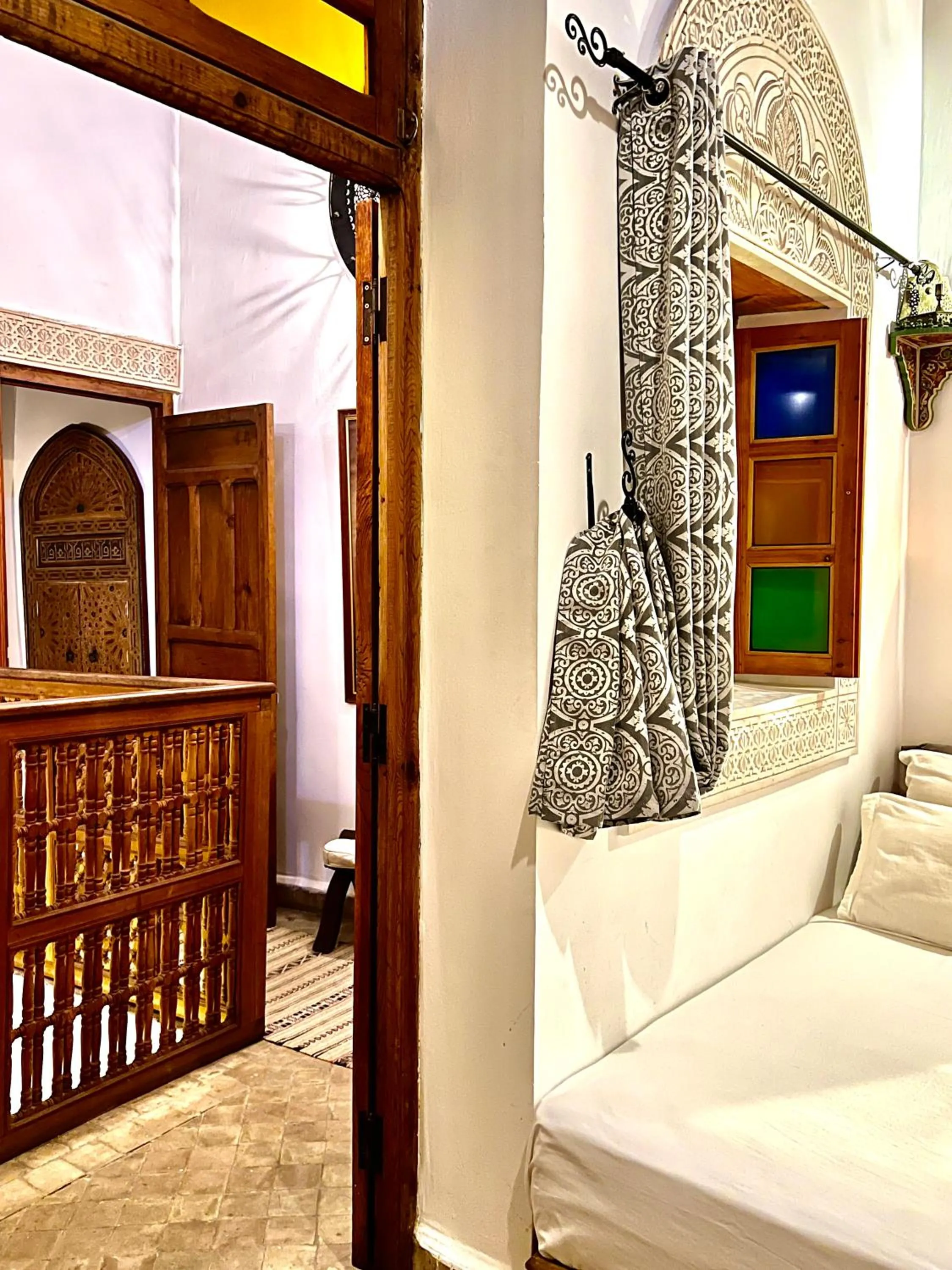 Decorative detail, Bed in Dar Bhija