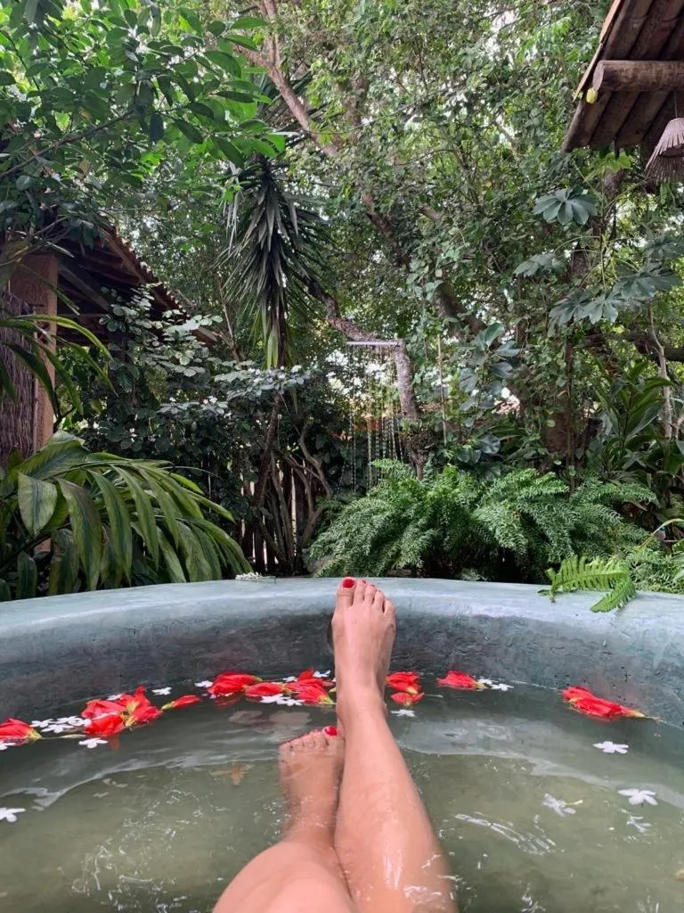 Hot Tub in Pousada Spa Oasis