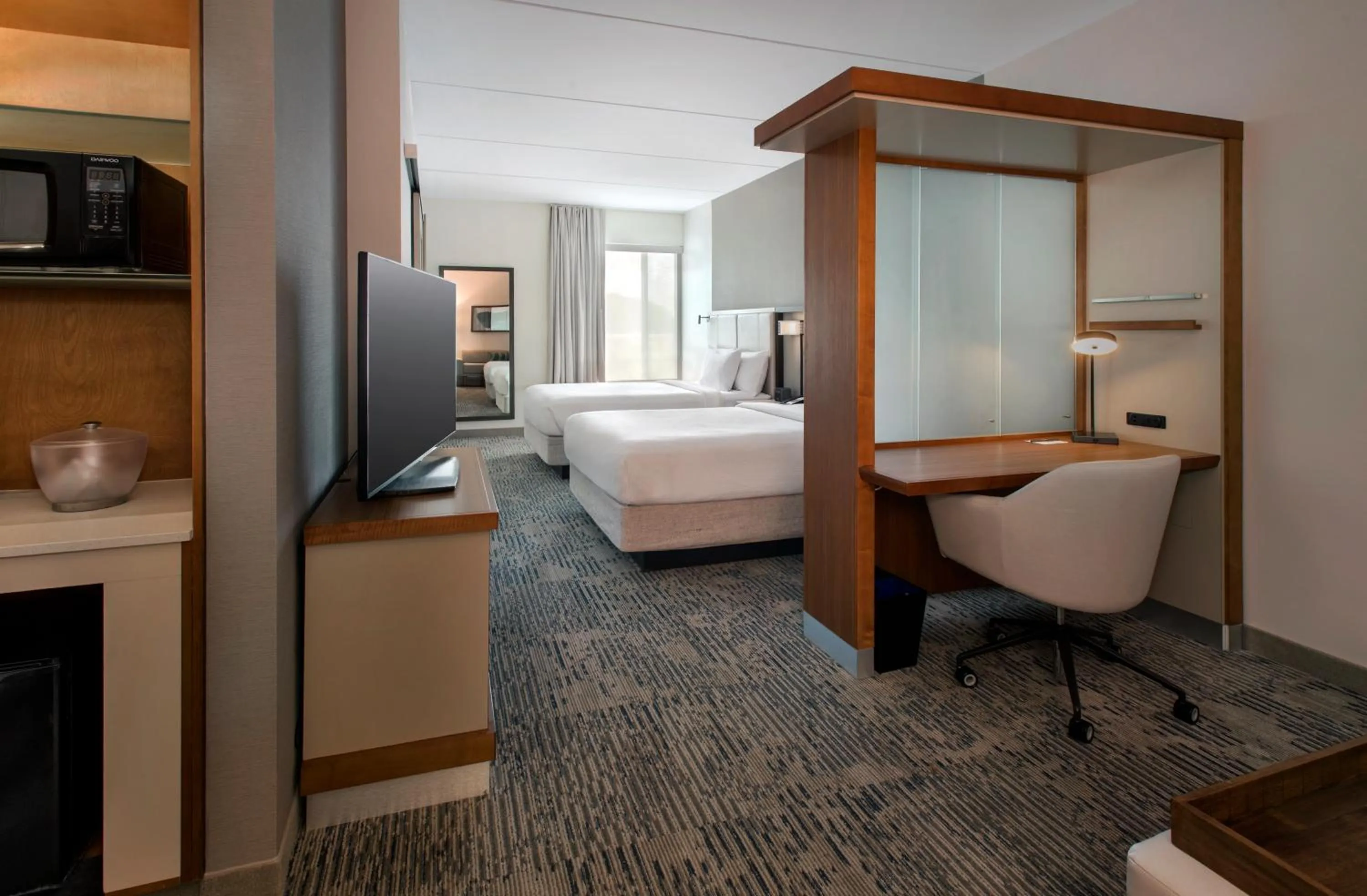 Bedroom, Bed in SpringHill Suites by Marriott Mount Laurel