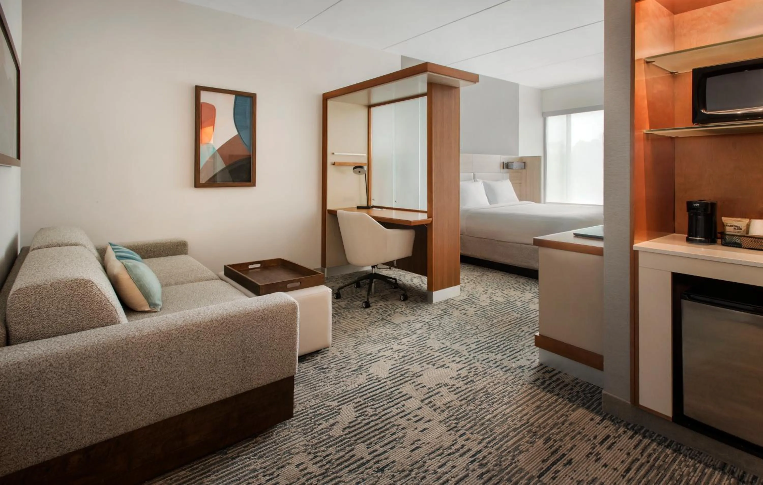 Bedroom, Bed in SpringHill Suites by Marriott Mount Laurel
