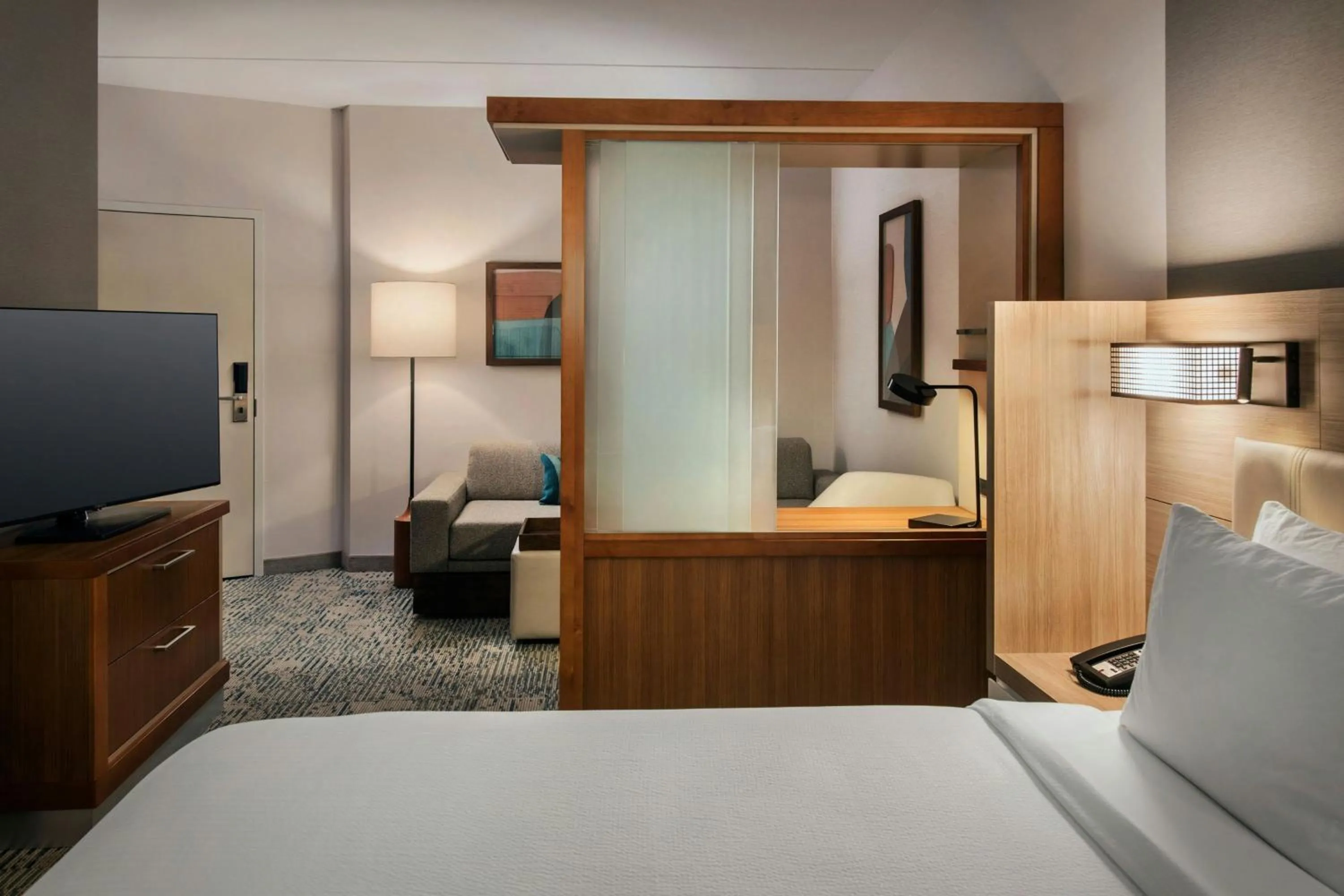 Photo of the whole room, Bed in SpringHill Suites by Marriott Mount Laurel