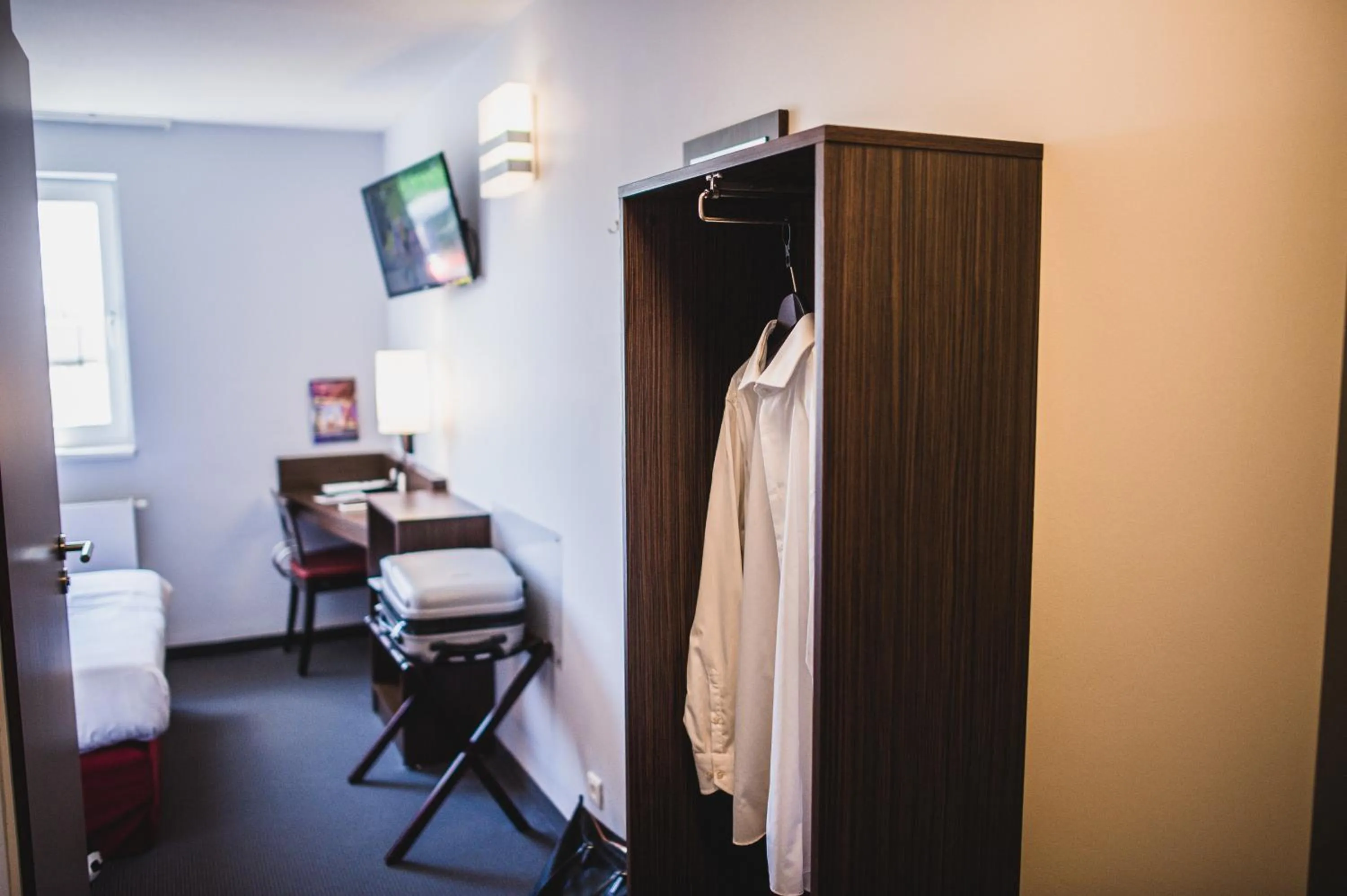 Bedroom in DC Hotel Charleroi Airport