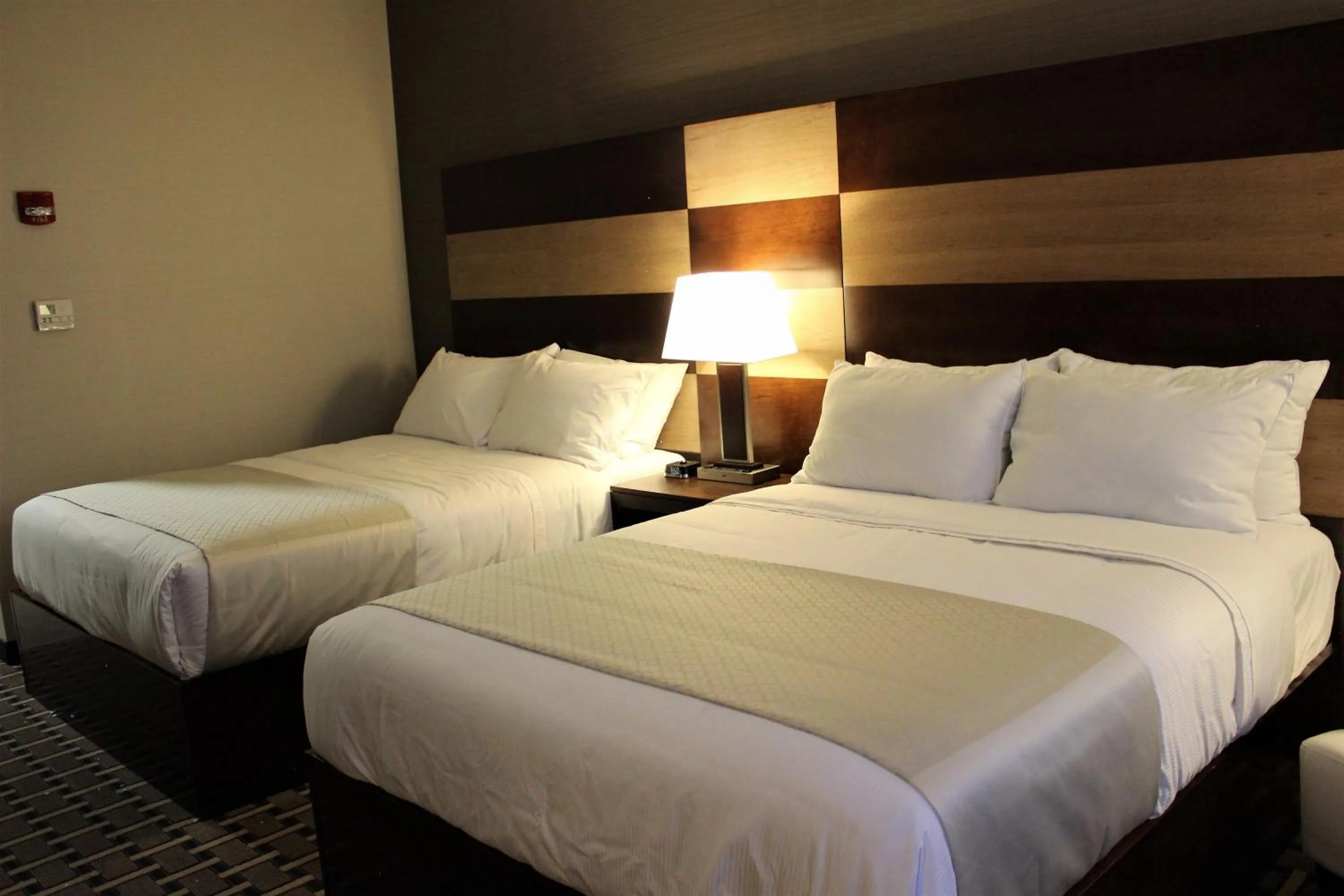 Bedroom, Bed in Wyndham Garden Edmonton Airport