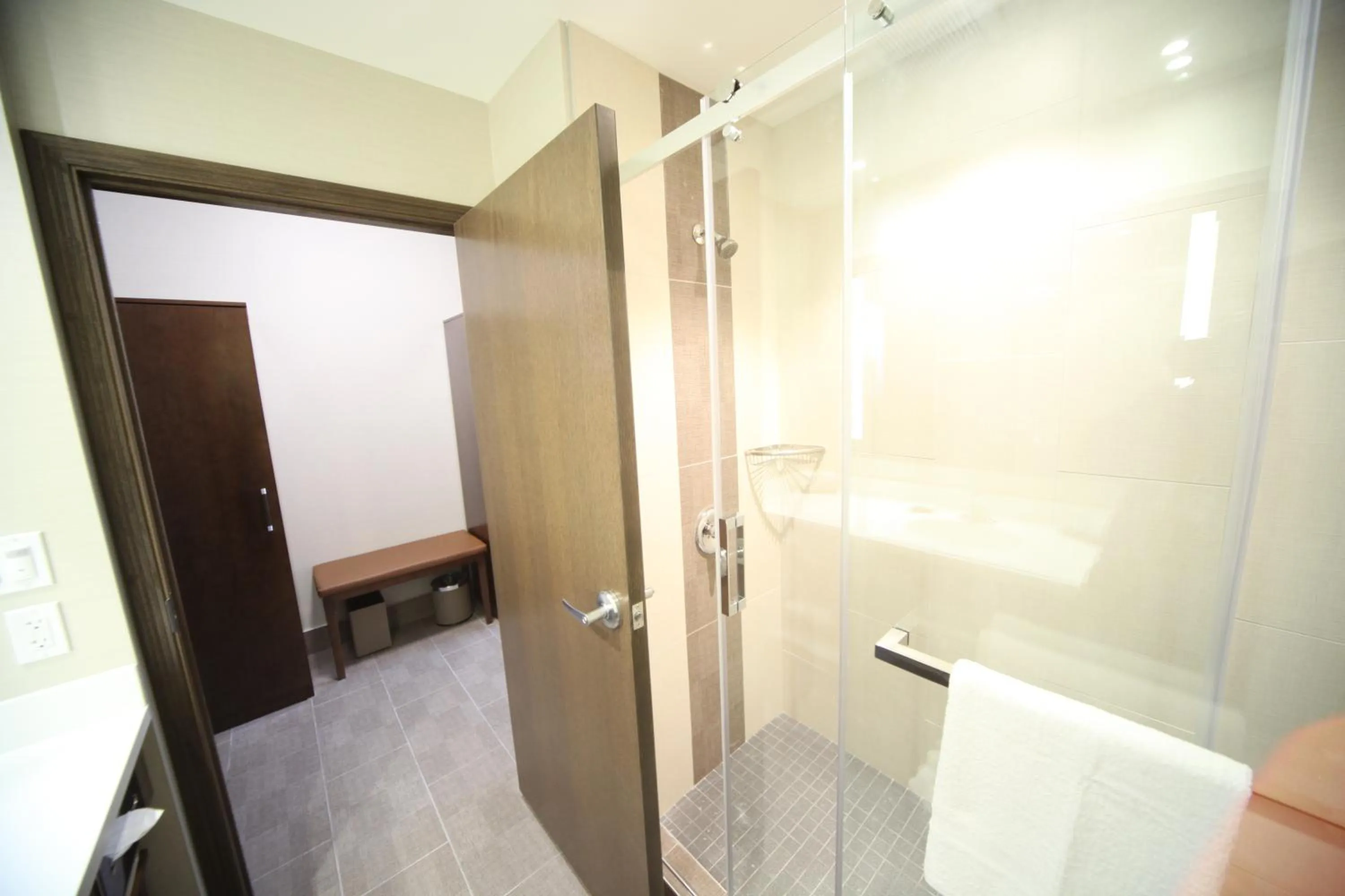 Bathroom in Wyndham Garden Edmonton Airport