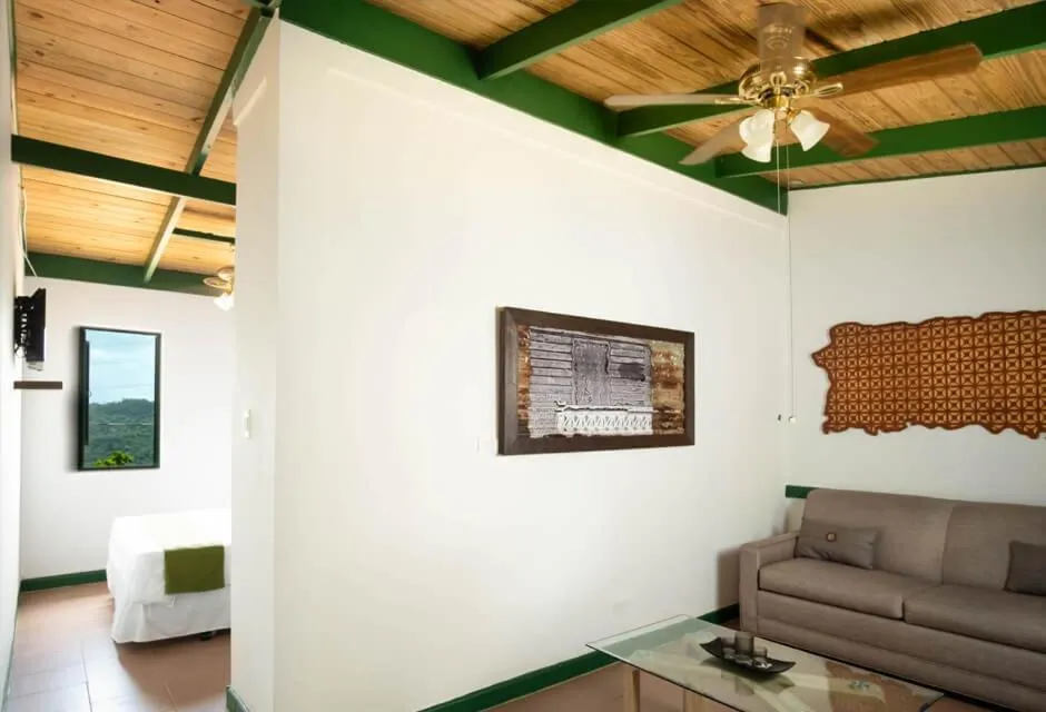 Living room in Hacienda Juanita