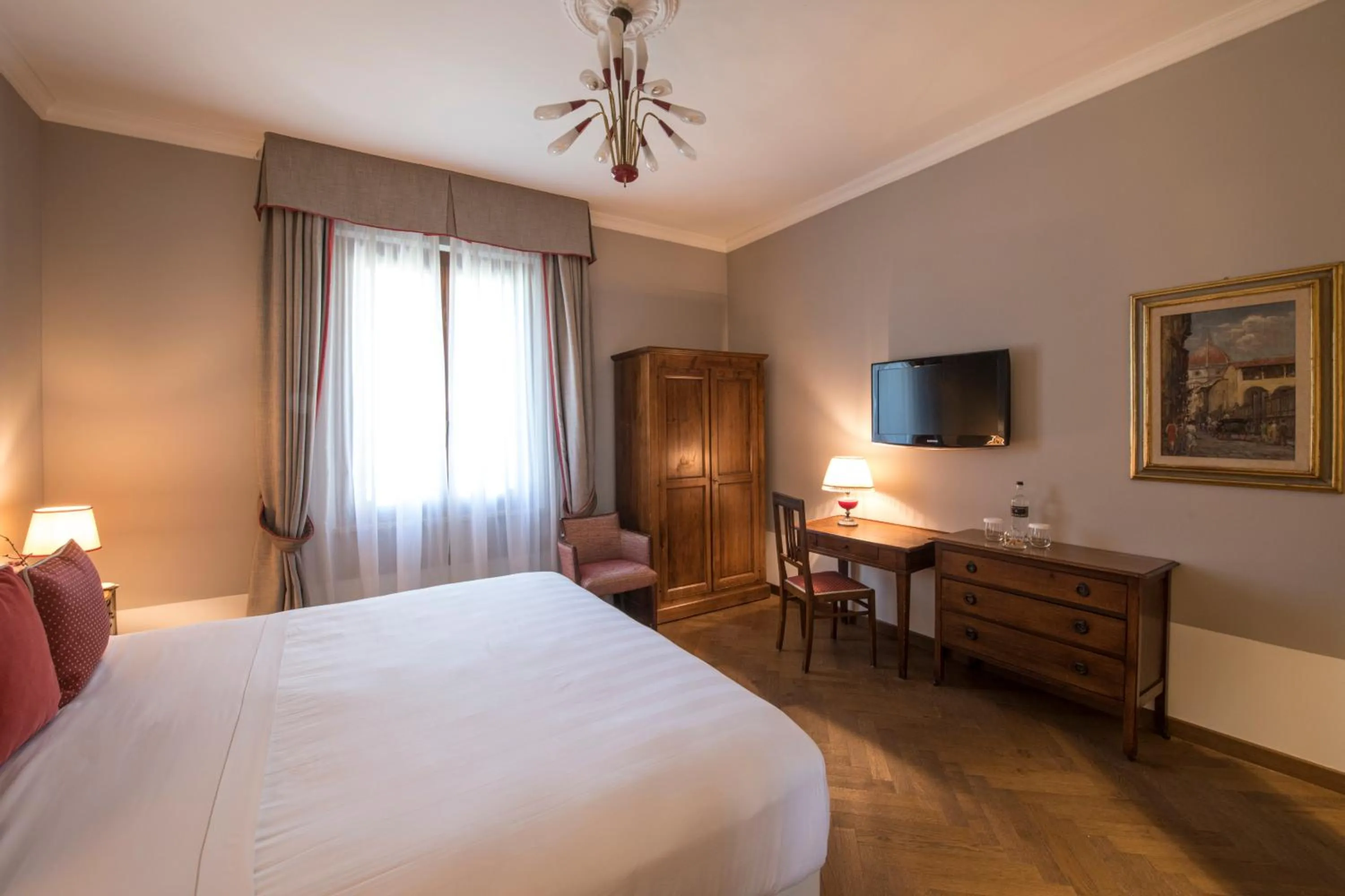 Bed in La Posta Hotel & Thermal Spa