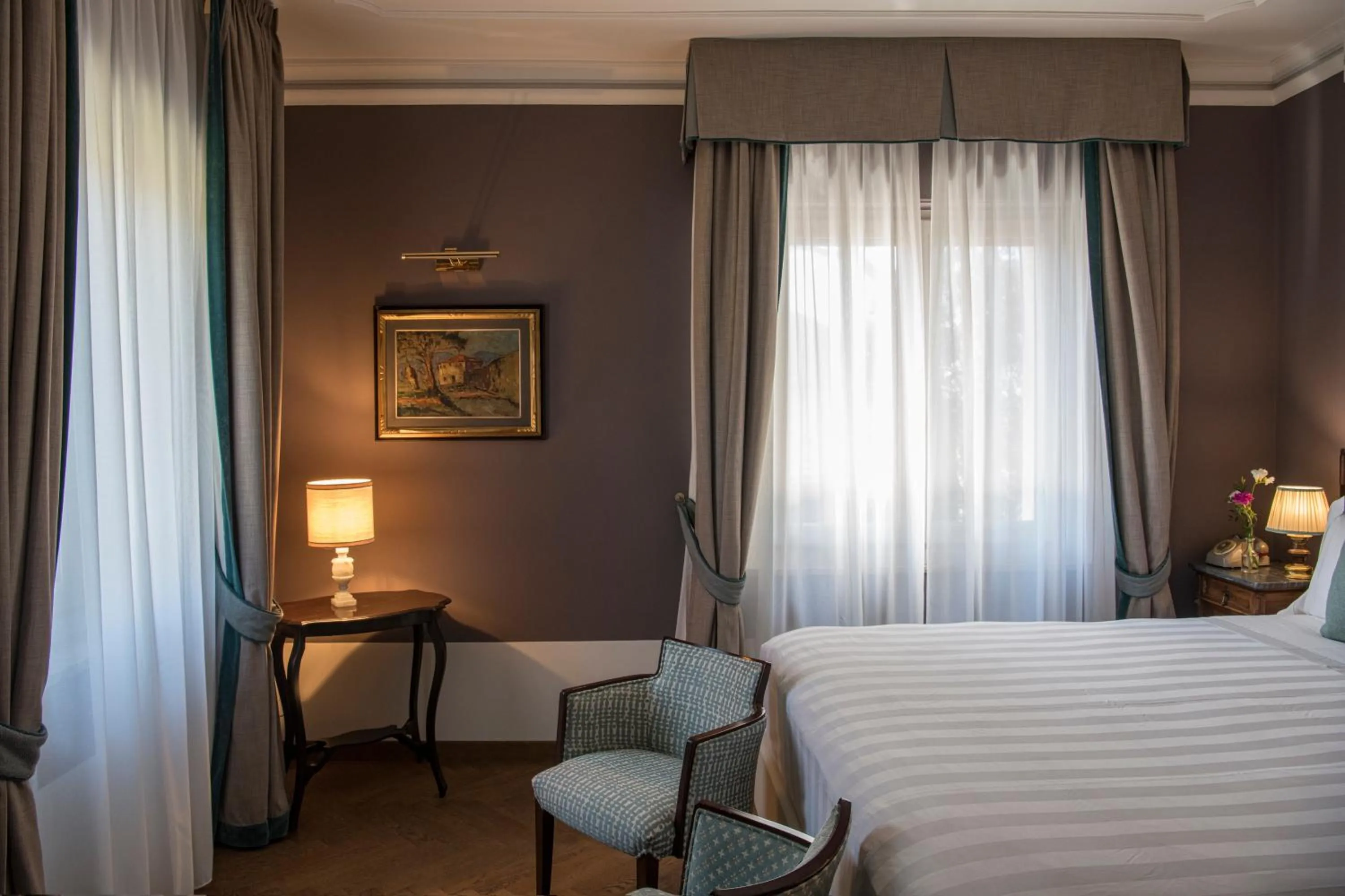 Bed in La Posta Hotel & Thermal Spa