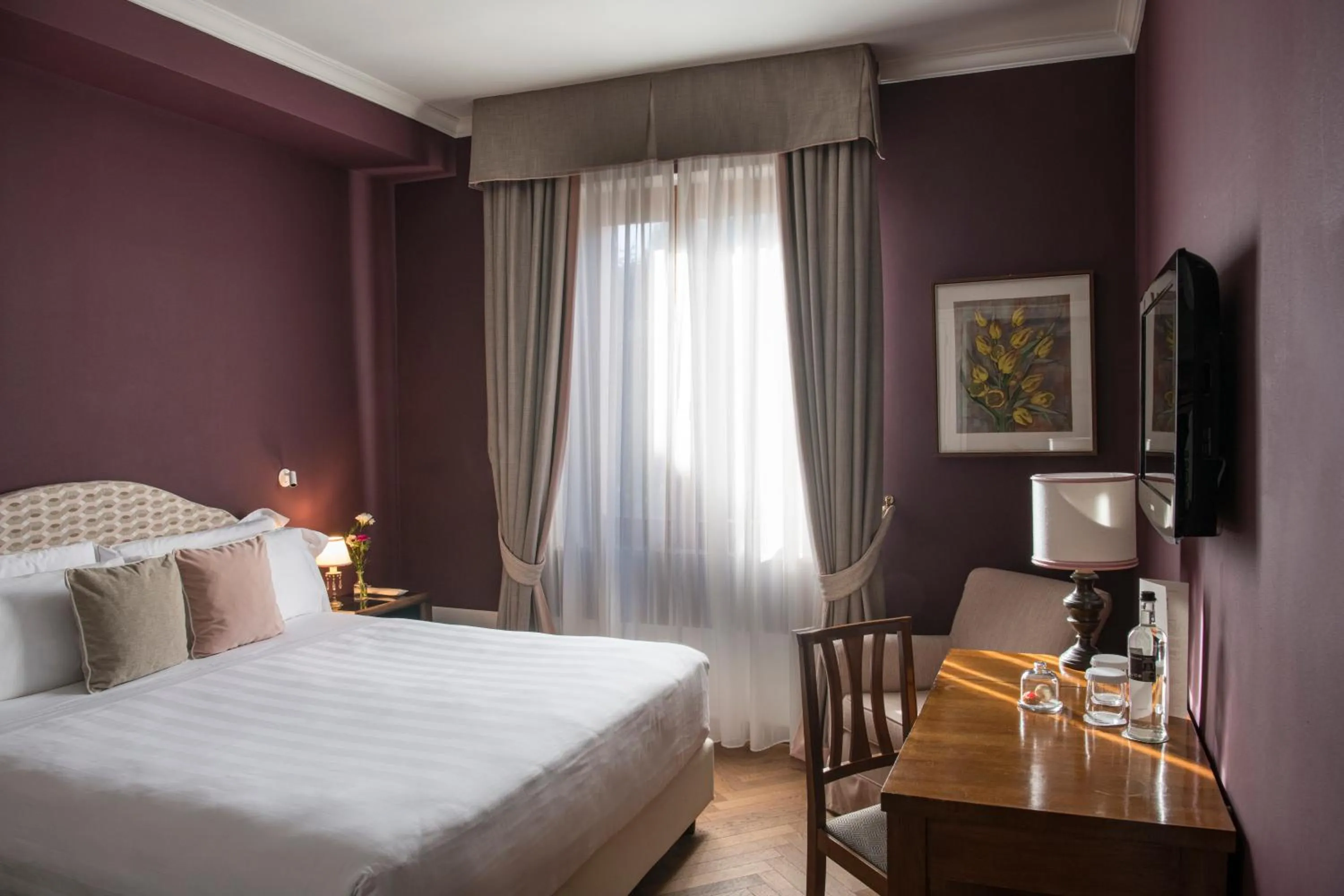 Bed in La Posta Hotel & Thermal Spa