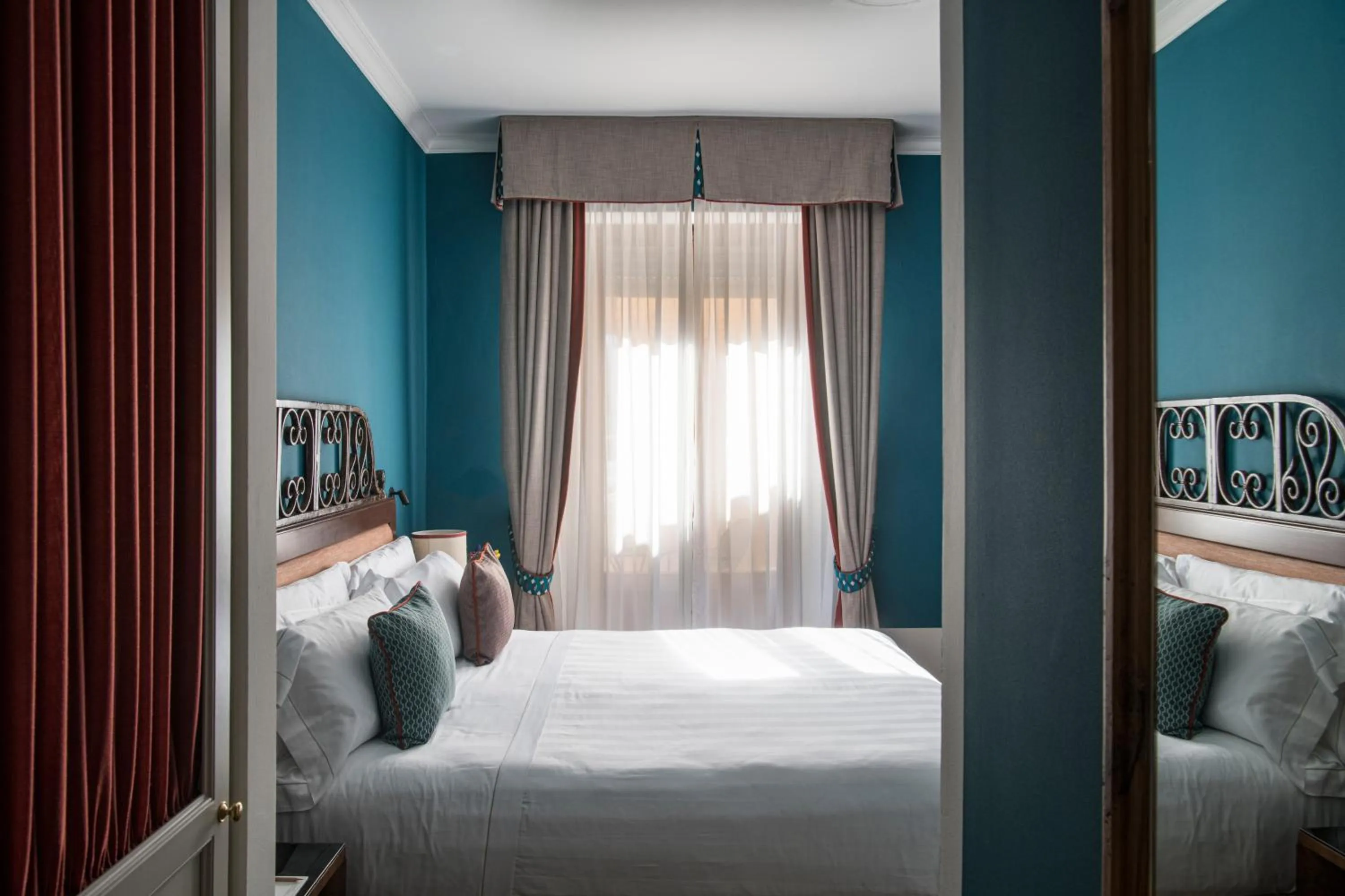 Bed in La Posta Hotel & Thermal Spa