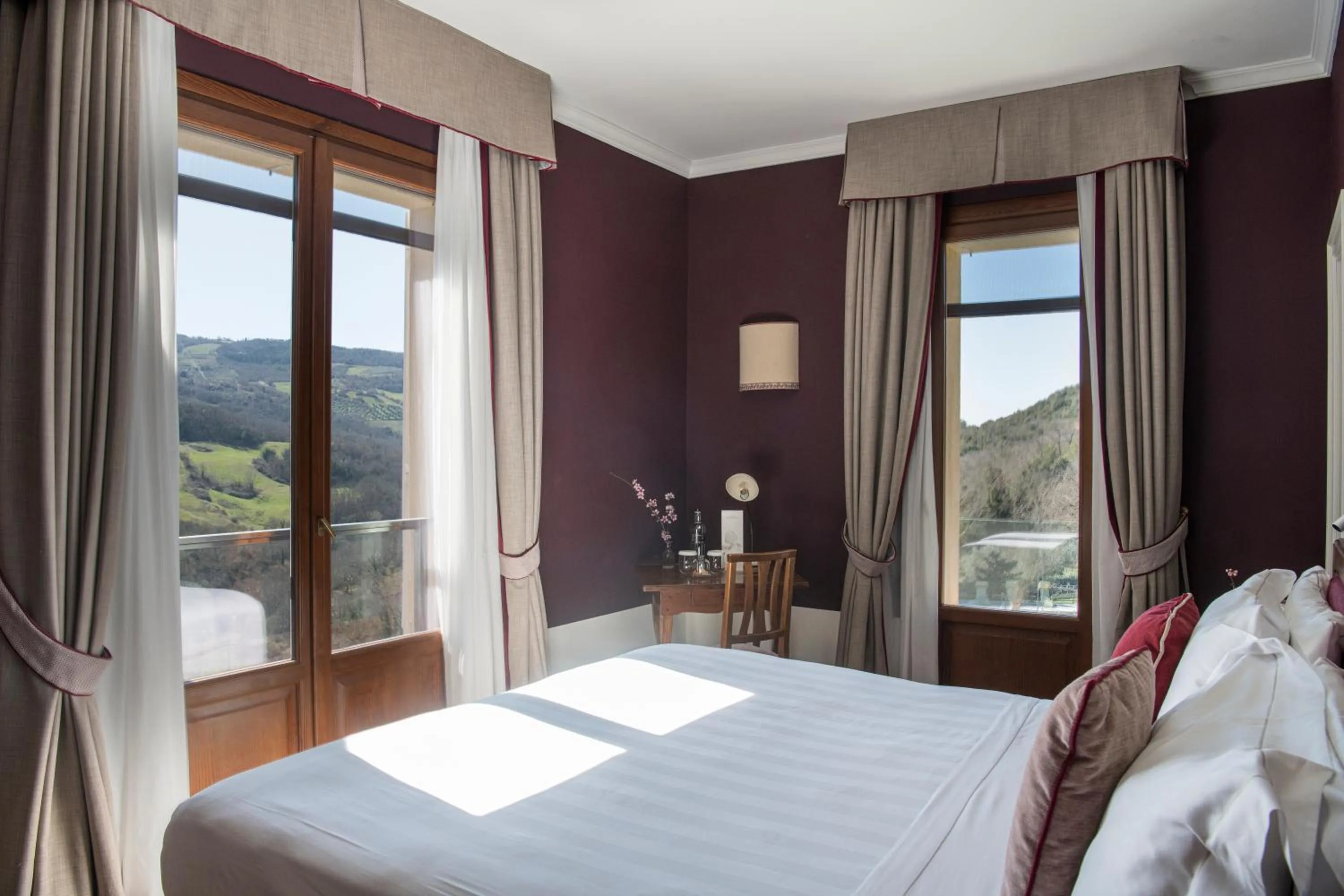 Bed in La Posta Hotel & Thermal Spa