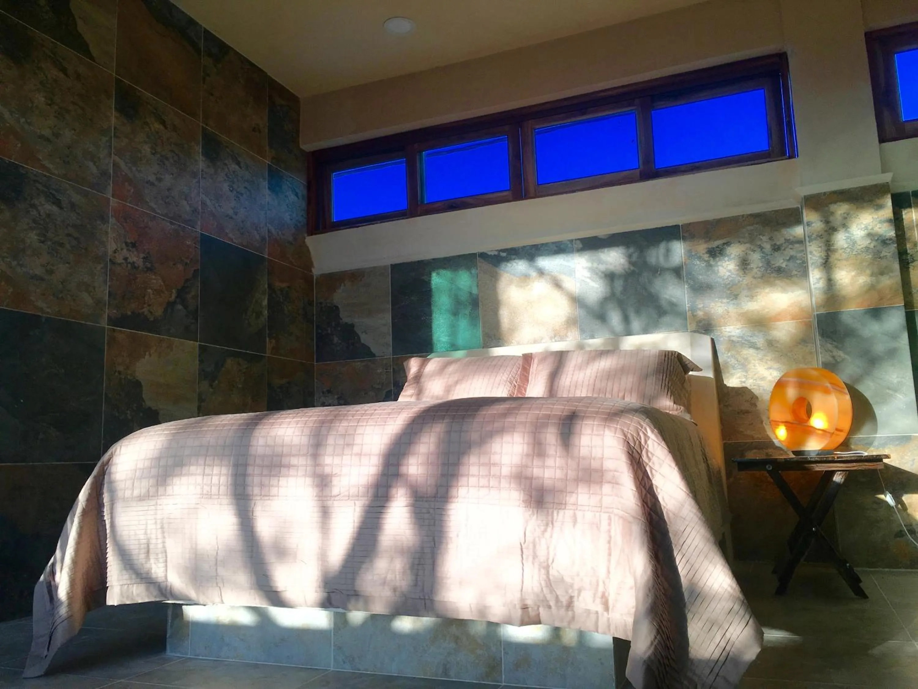 Bed in Hotel Casa Maya Calakmul