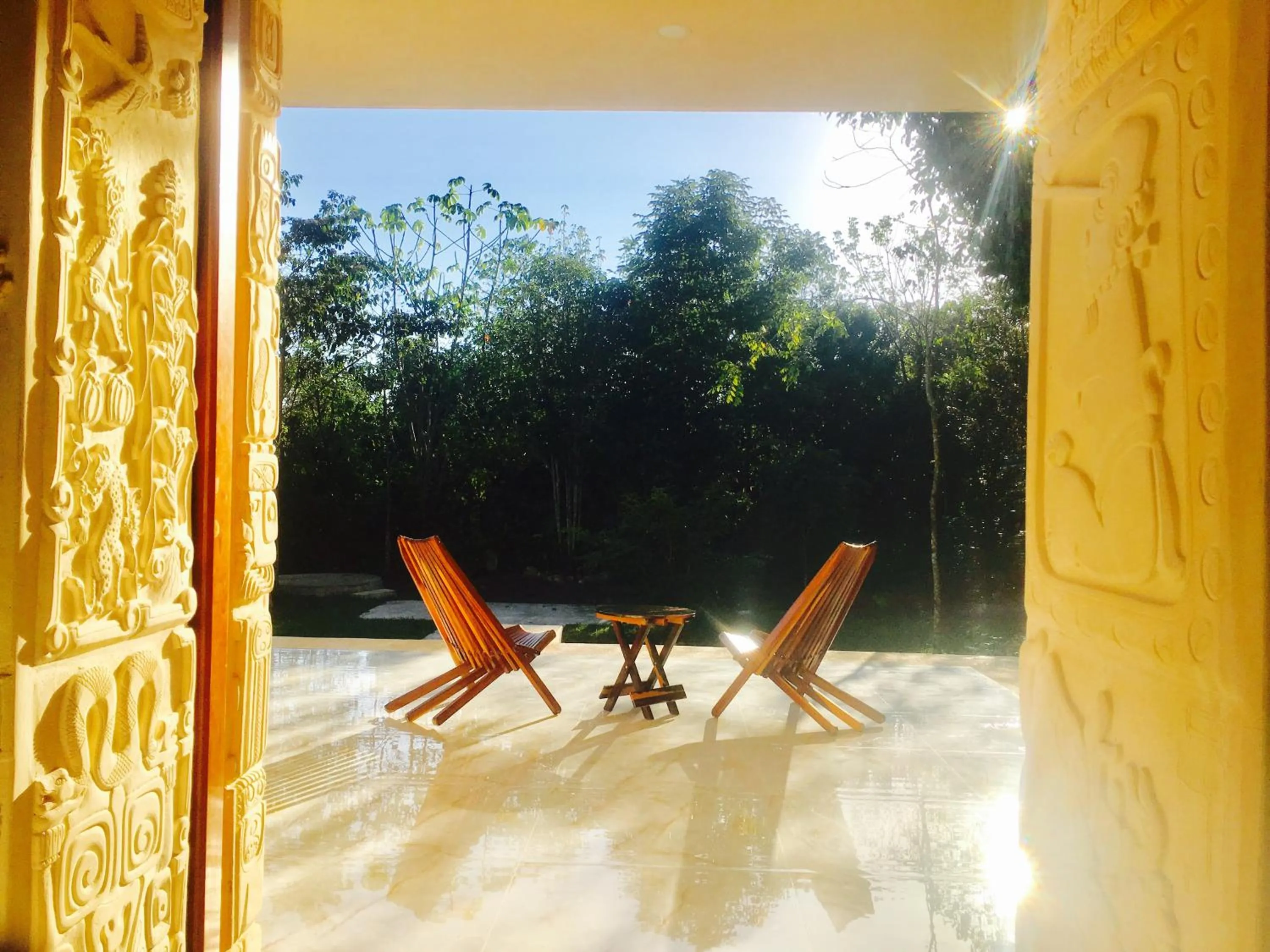 Property building in Hotel Casa Maya Calakmul