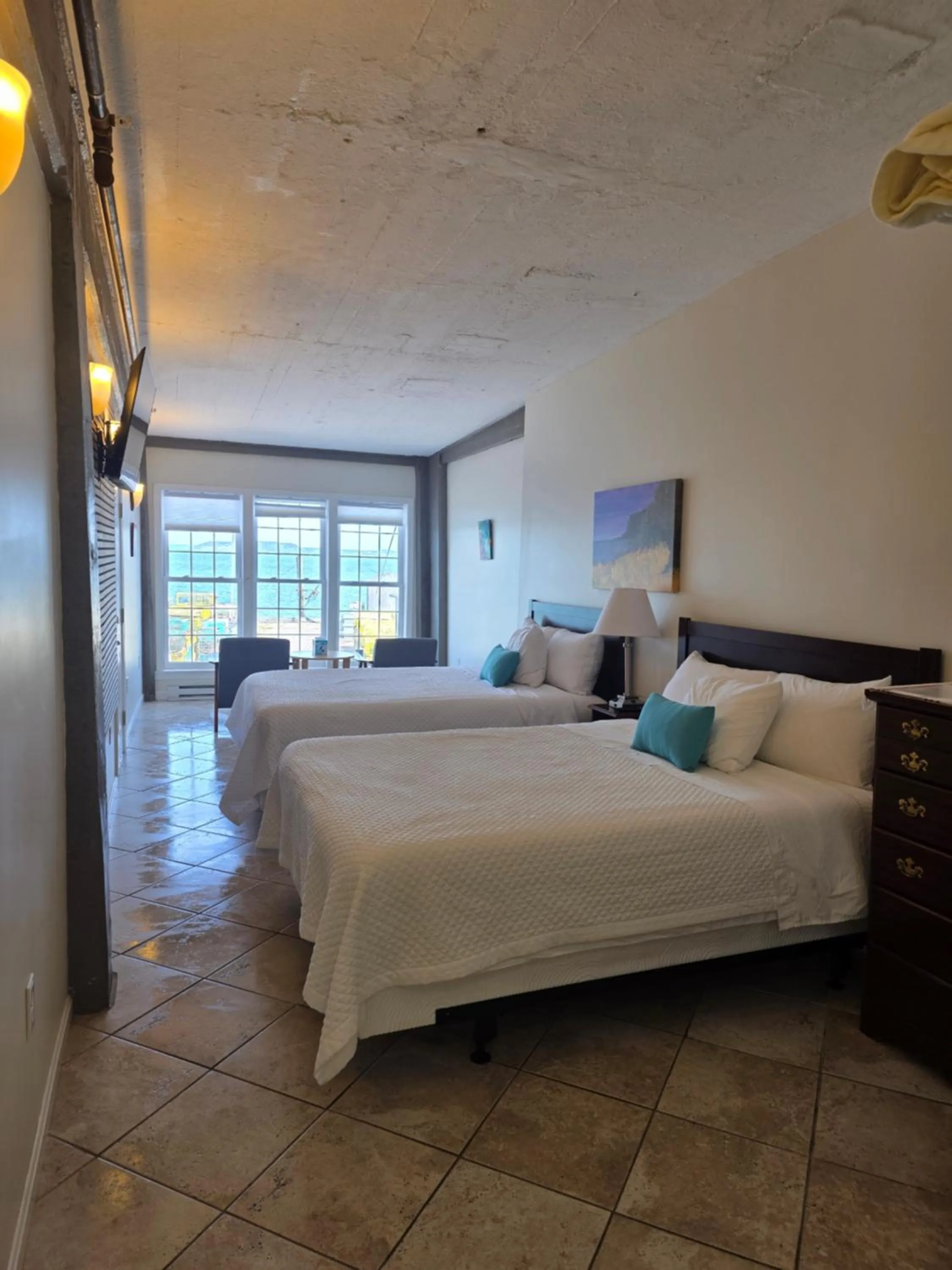 Bed in The Inn on the Wharf