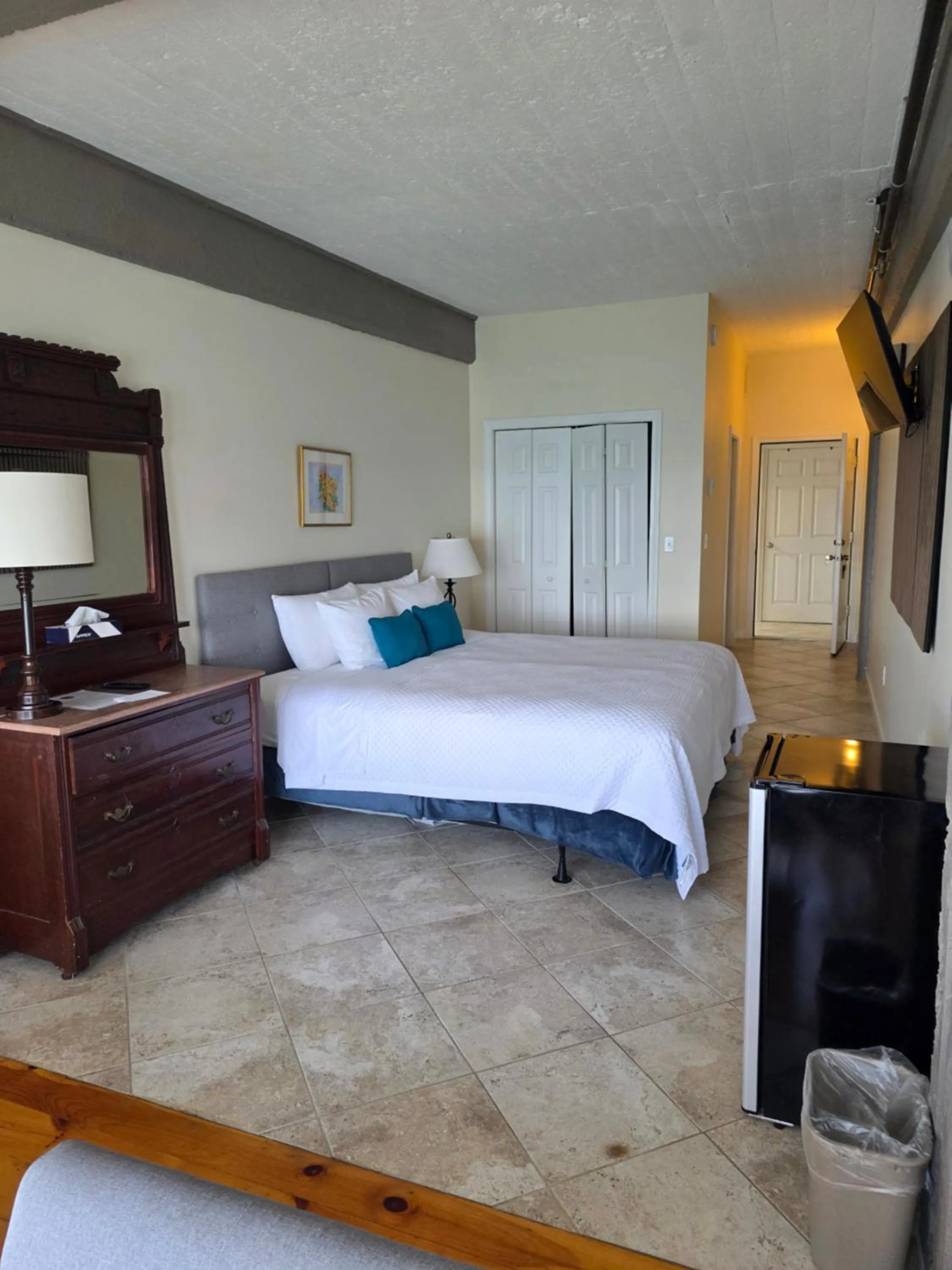 Bed in The Inn on the Wharf