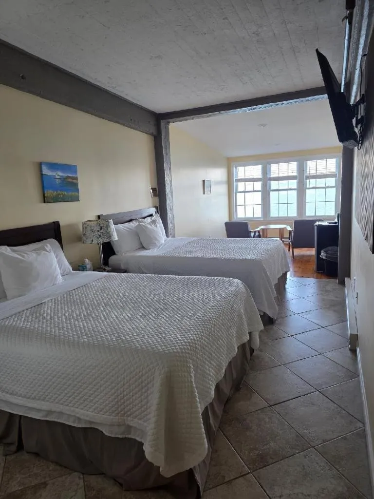 Bed in The Inn on the Wharf