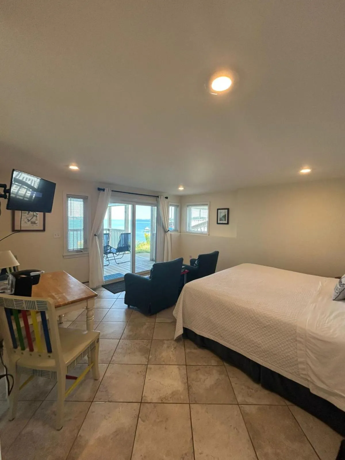 Bed in The Inn on the Wharf