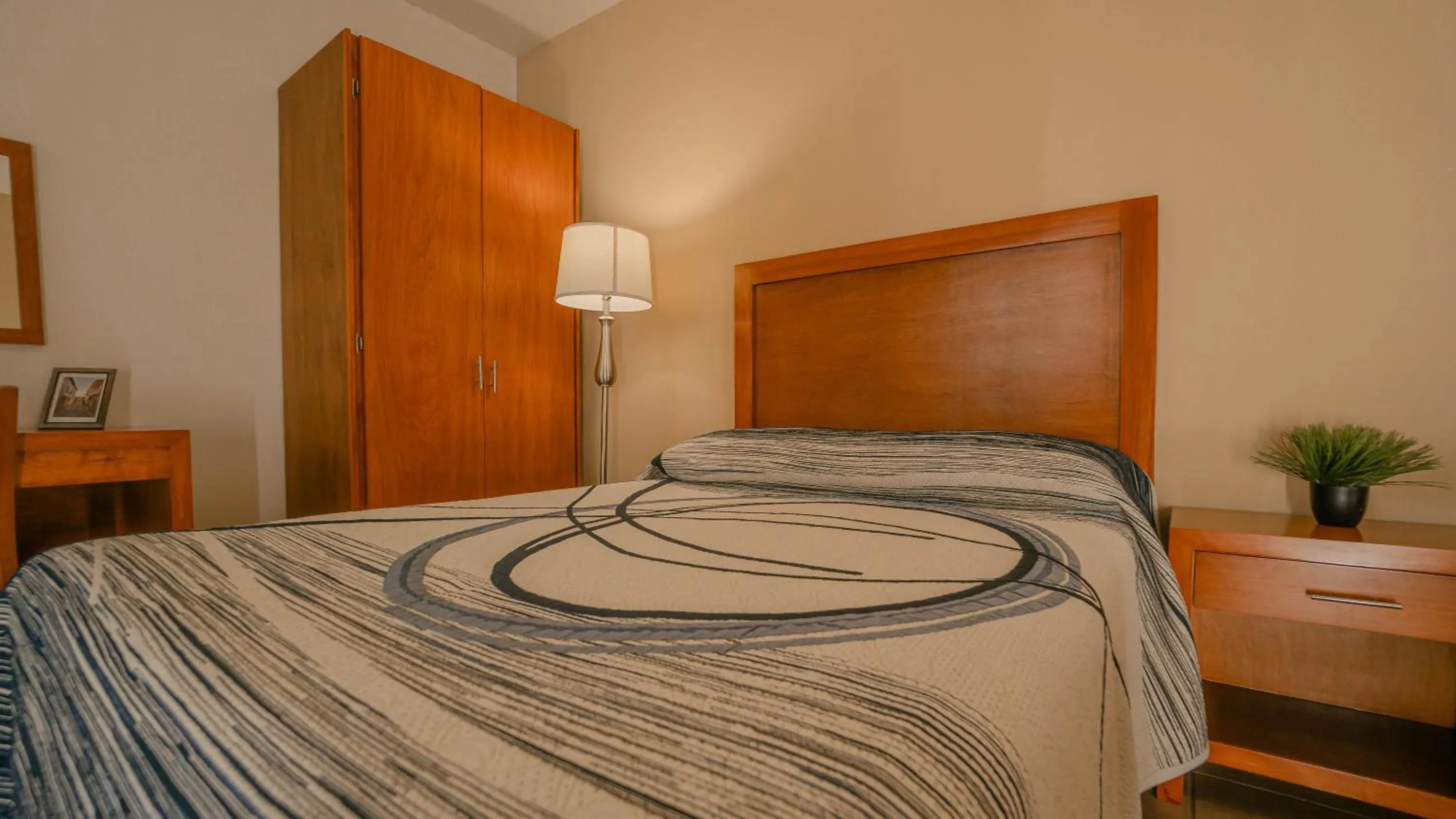 Bed in Hotel Marllou