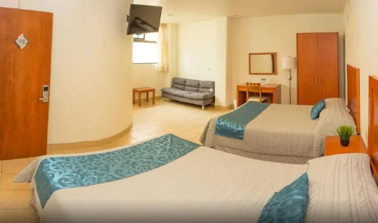 Bed in Hotel Marllou