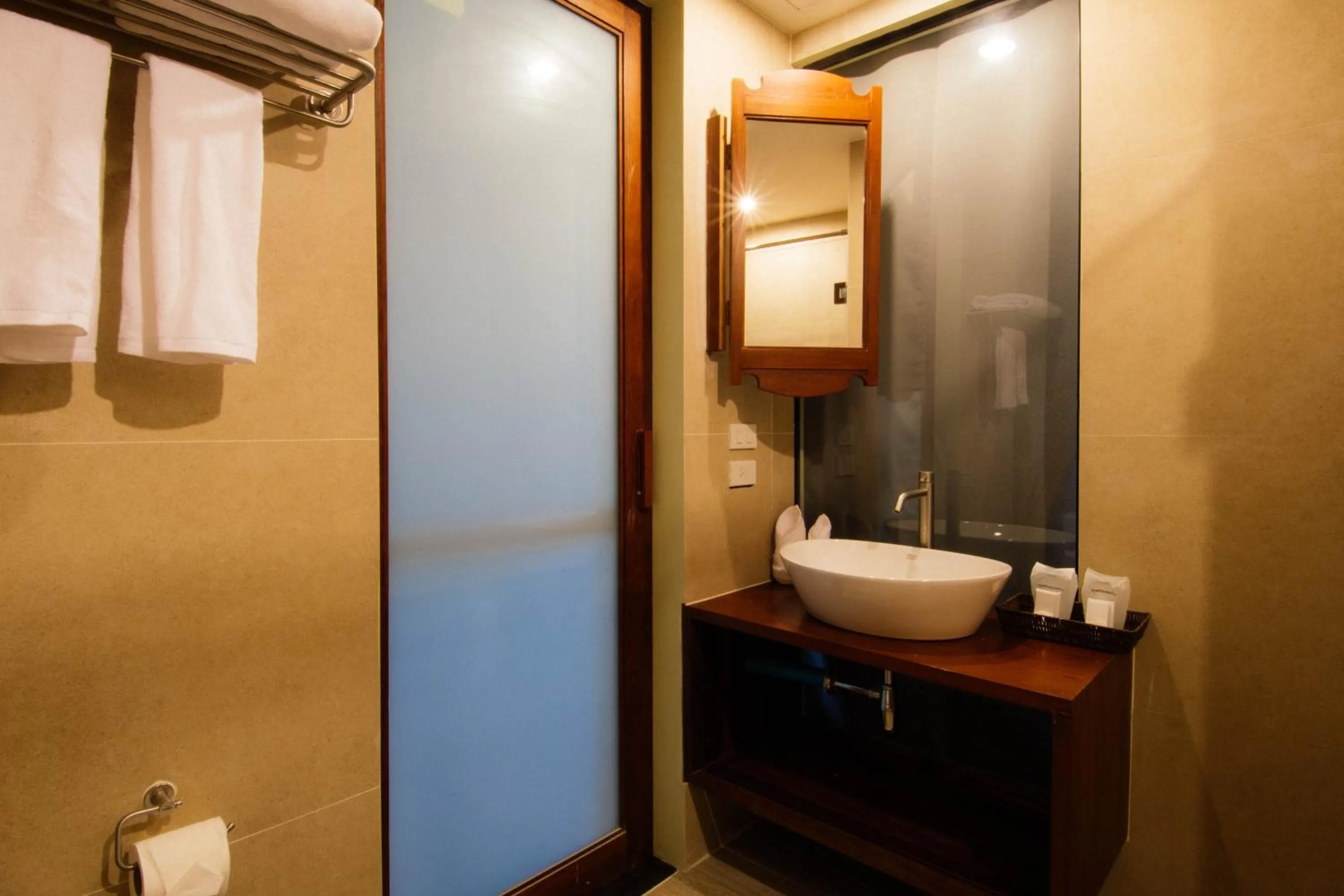 Bathroom in The Pat Hotel