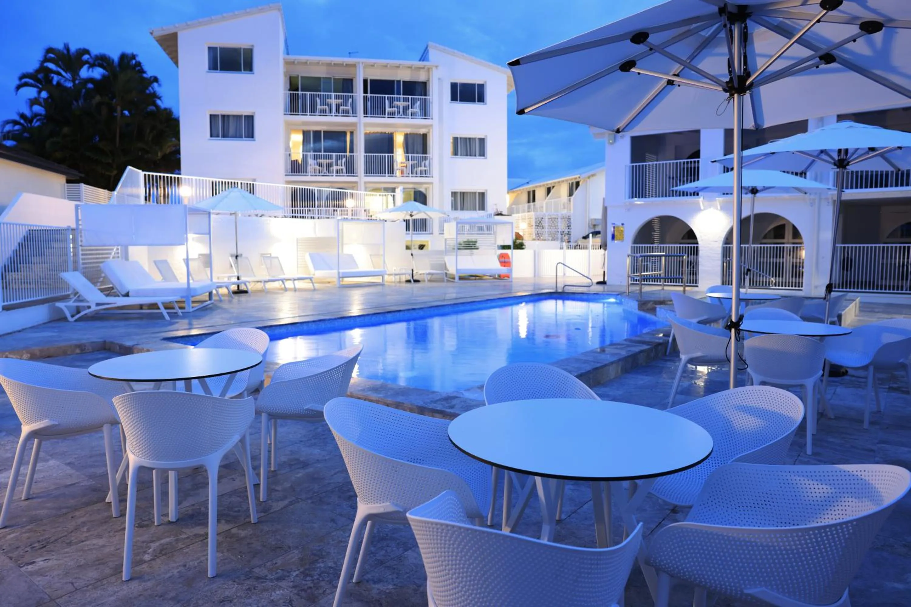 Seating area in Don Pancho Beach Resort