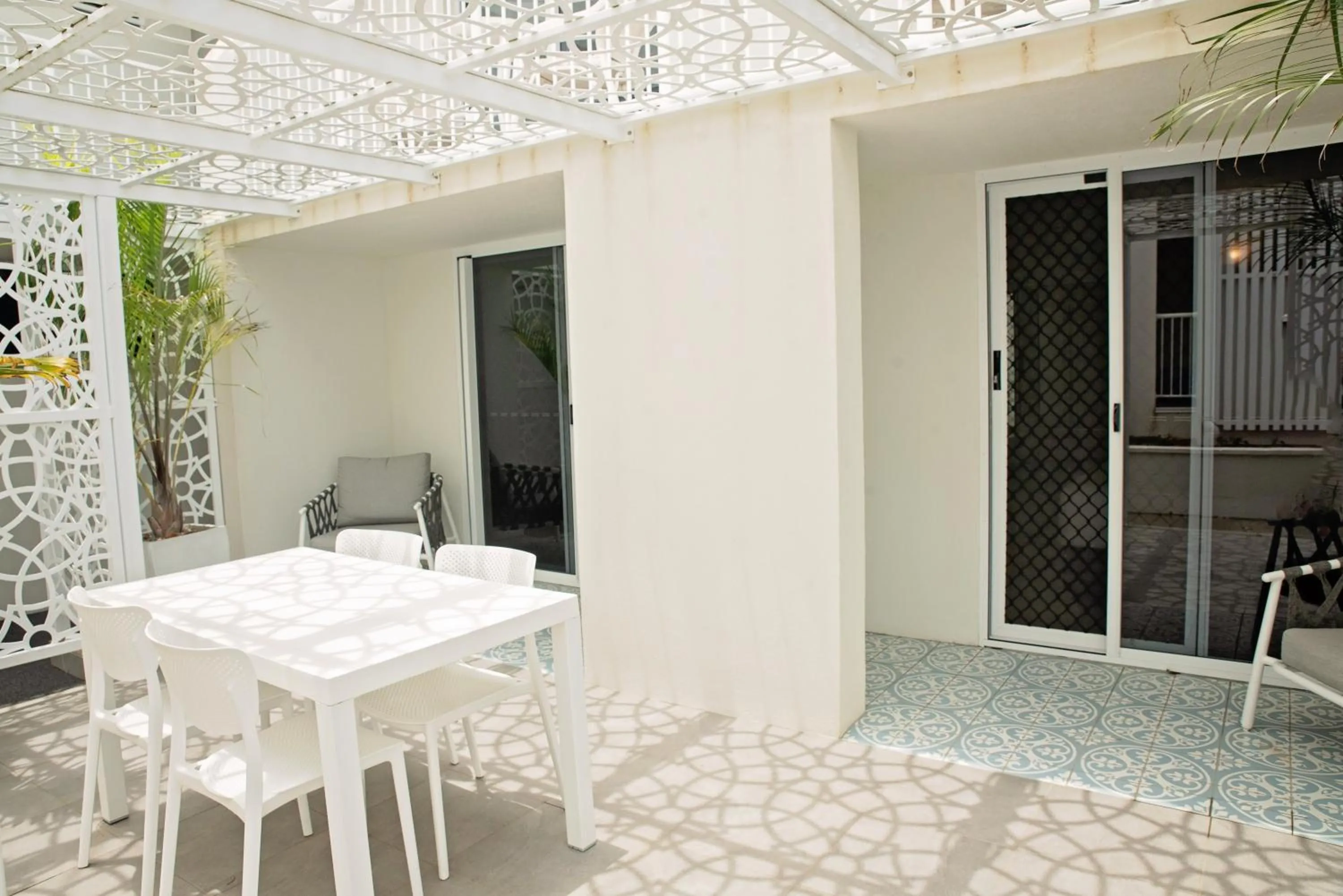 Inner courtyard view in Don Pancho Beach Resort