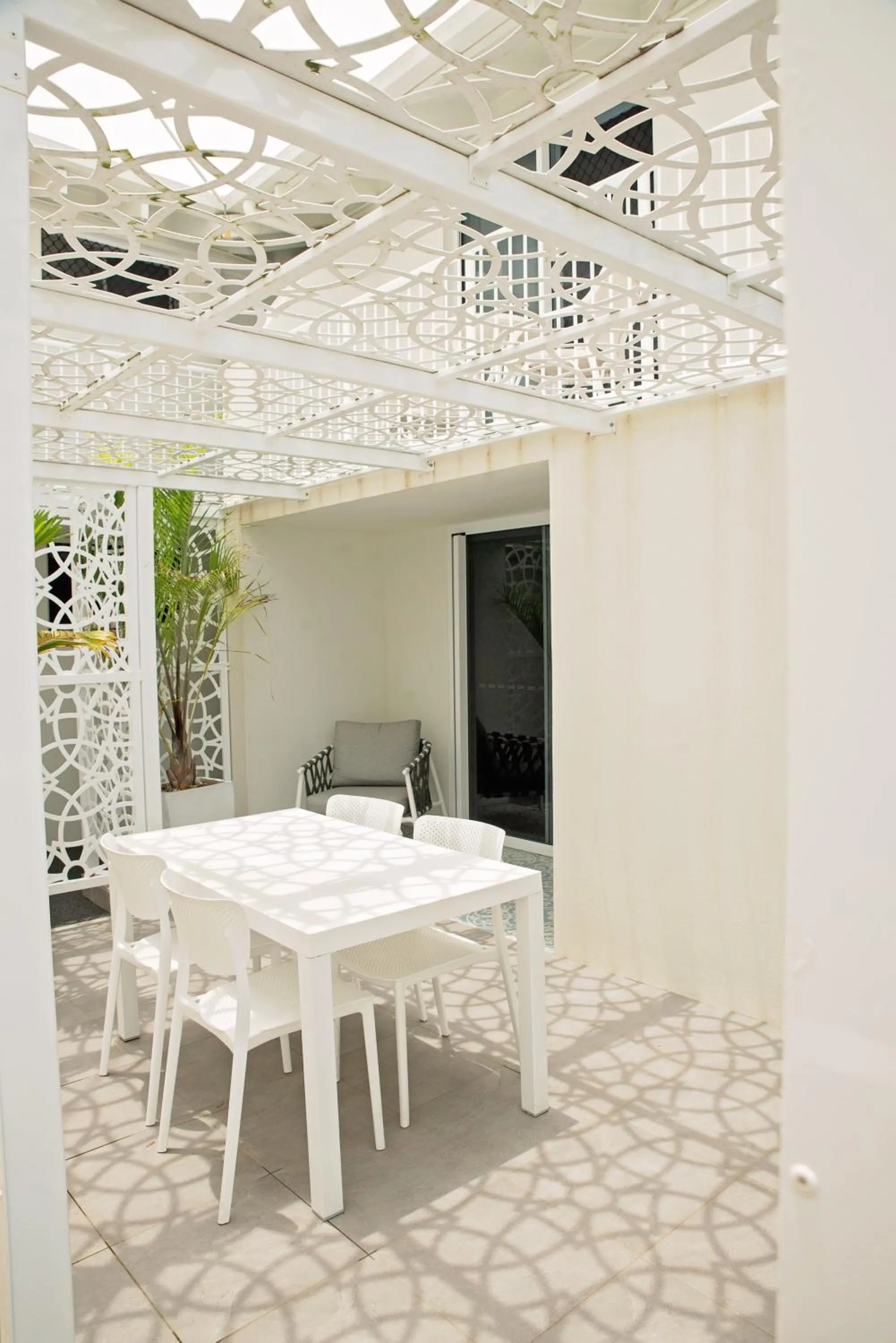 Inner courtyard view in Don Pancho Beach Resort