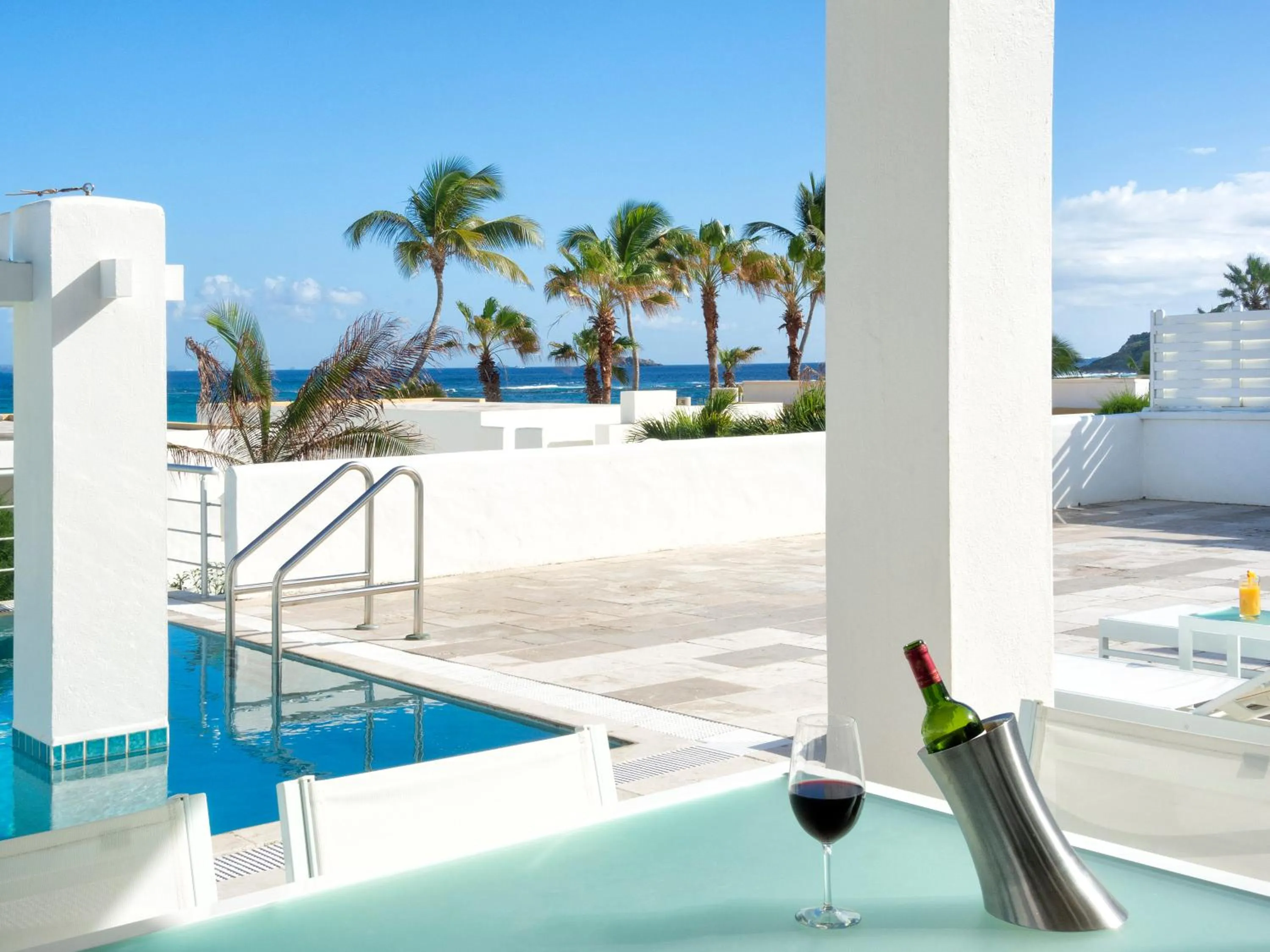 Patio in Coral Beach Club Villas & Marina