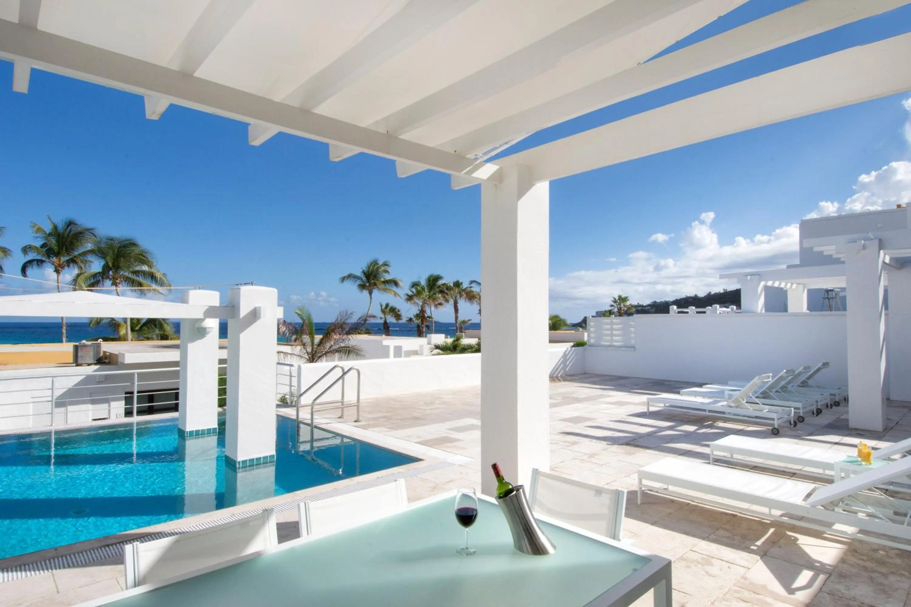 Patio in Coral Beach Club Villas & Marina