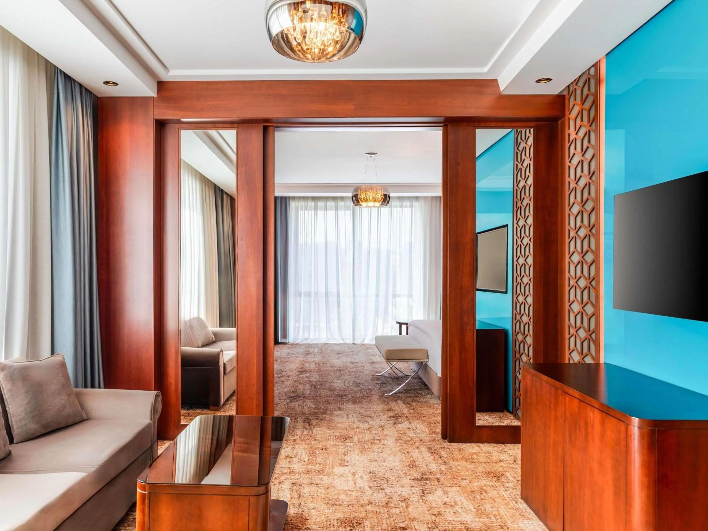 Bedroom in Movenpick Winter Park Baku